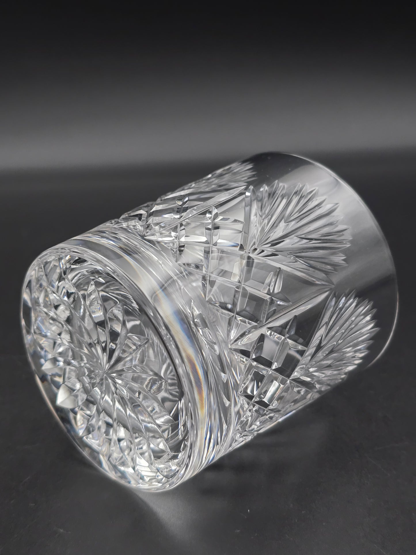 Stunning set of 6 Large Edinburgh Crystal Iona Pattern Tumblers. 10oz