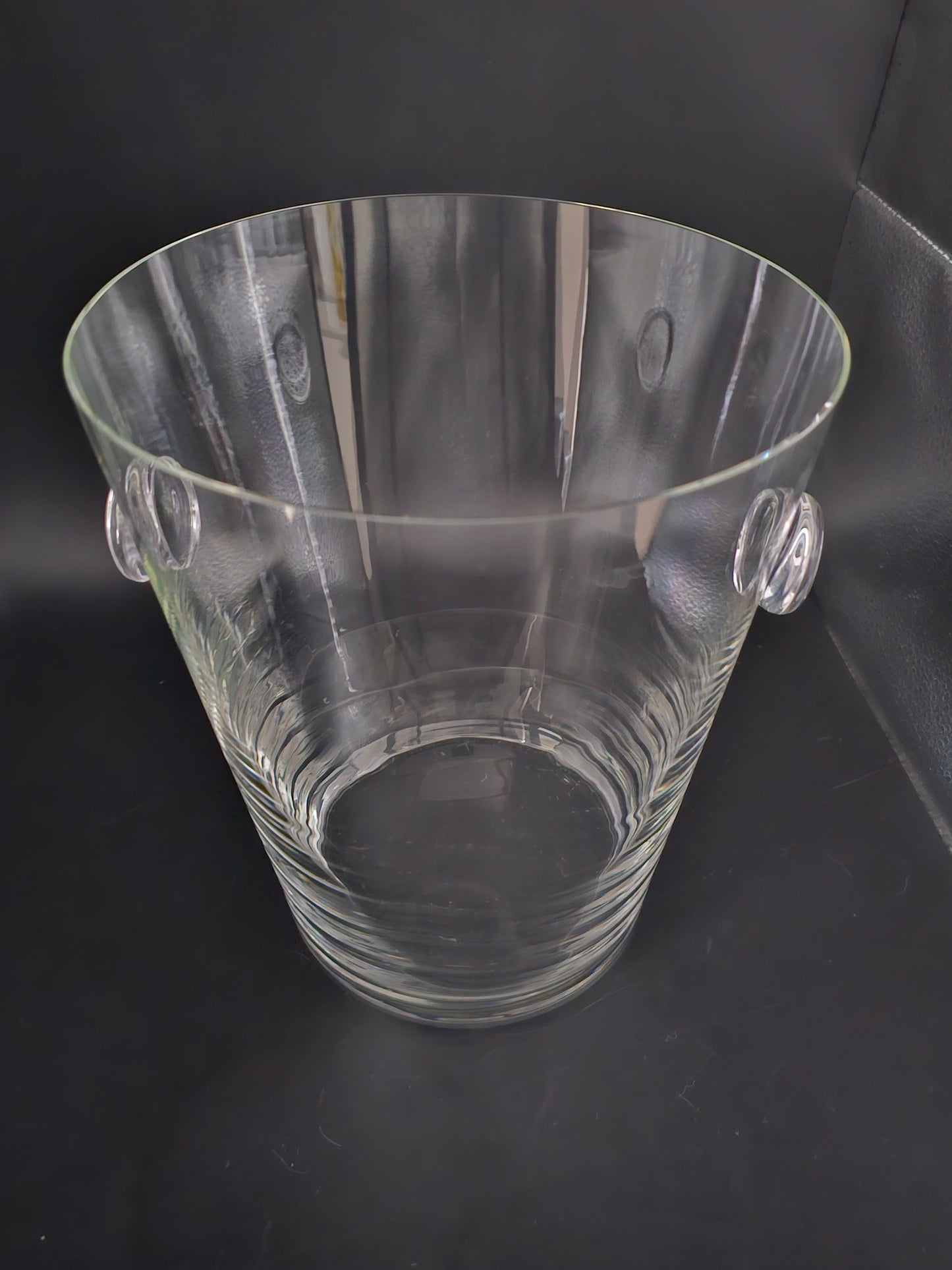 Large Vintage Crystal Ice Bucket