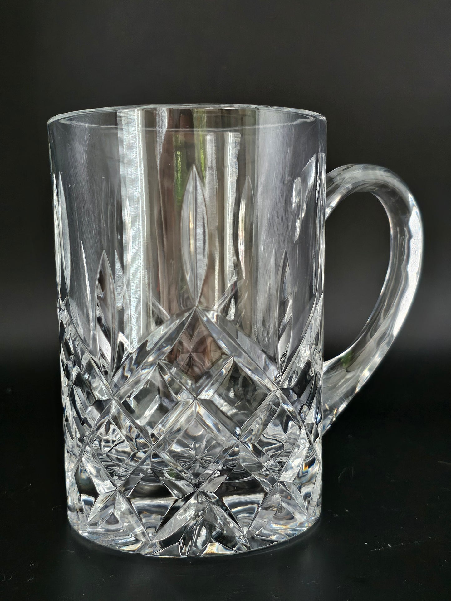 Large Galway Irish Crystal Tankard