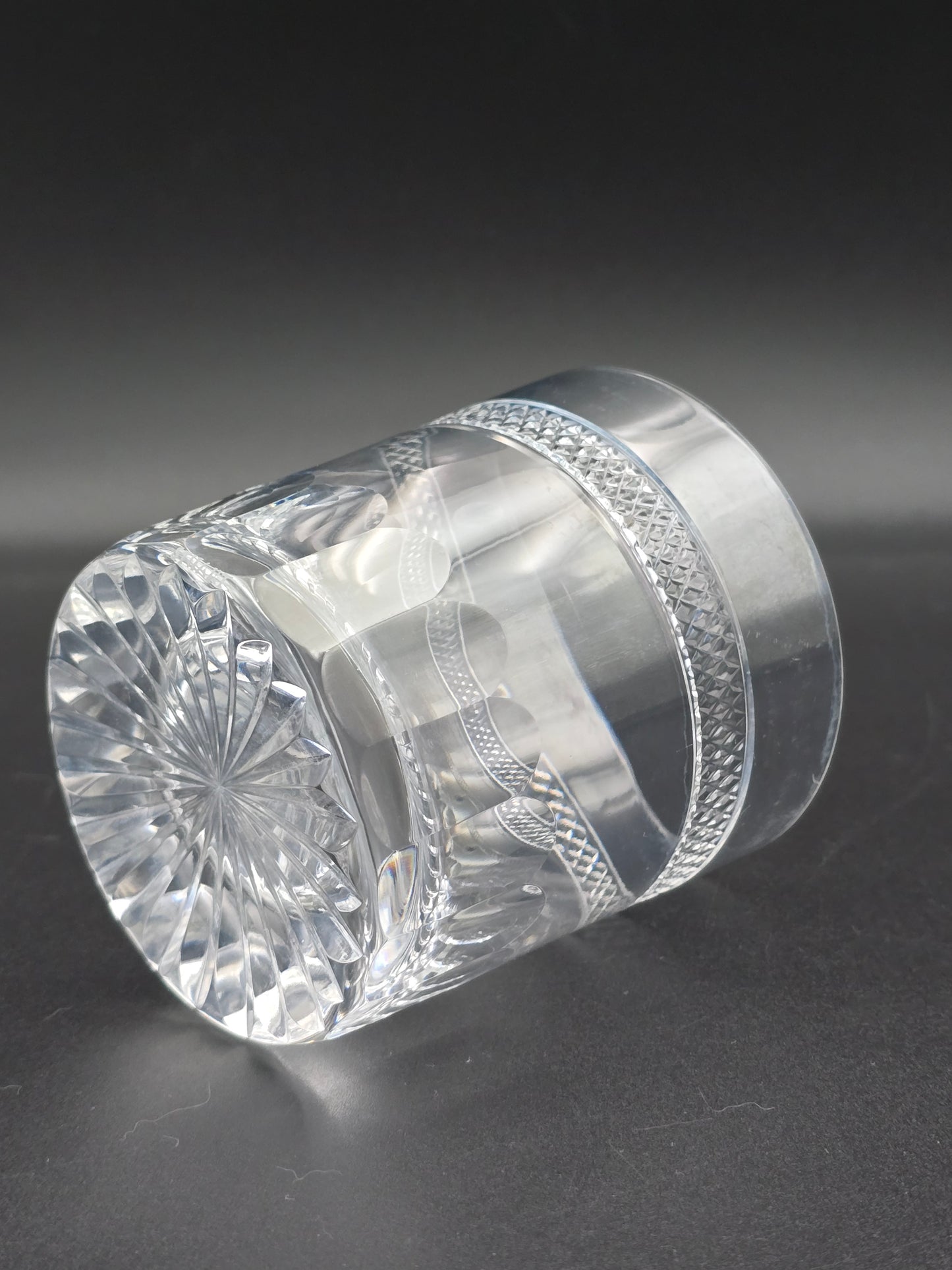 Set of 6 Stuart Crystal Tumblers. Constance Pattern. 11oz