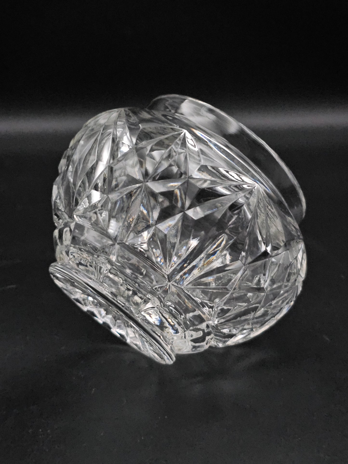 Beautiful vintage glass sugar cube bowl