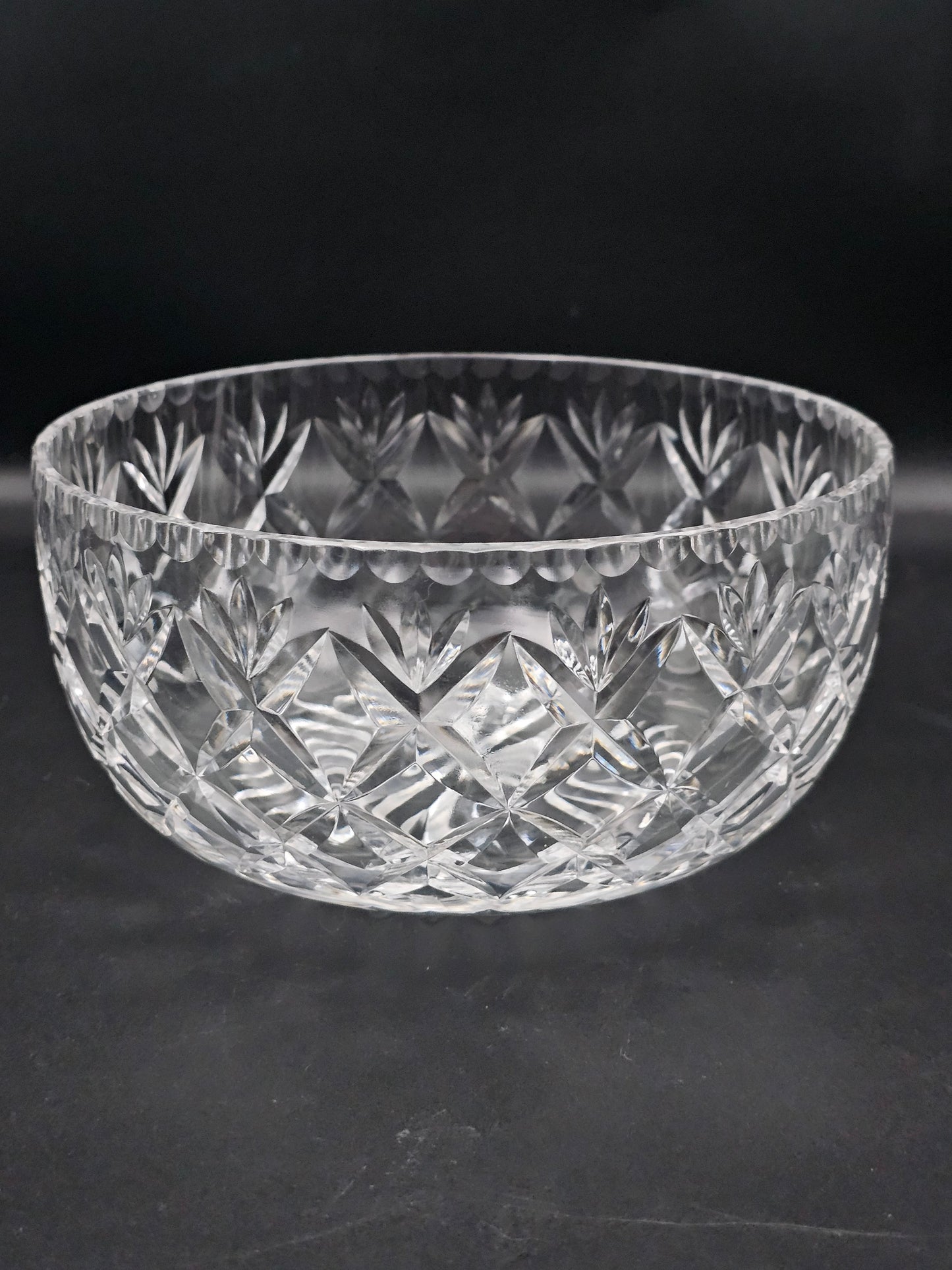 Royal Doulton Crystal Salad, Fruit or Trifle bowl 8"