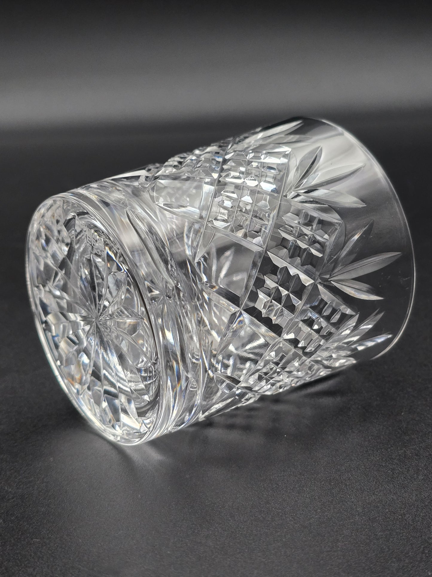 Set of 6 Thomas Webb Chiltern Pattern small 7oz Crystal tumblers