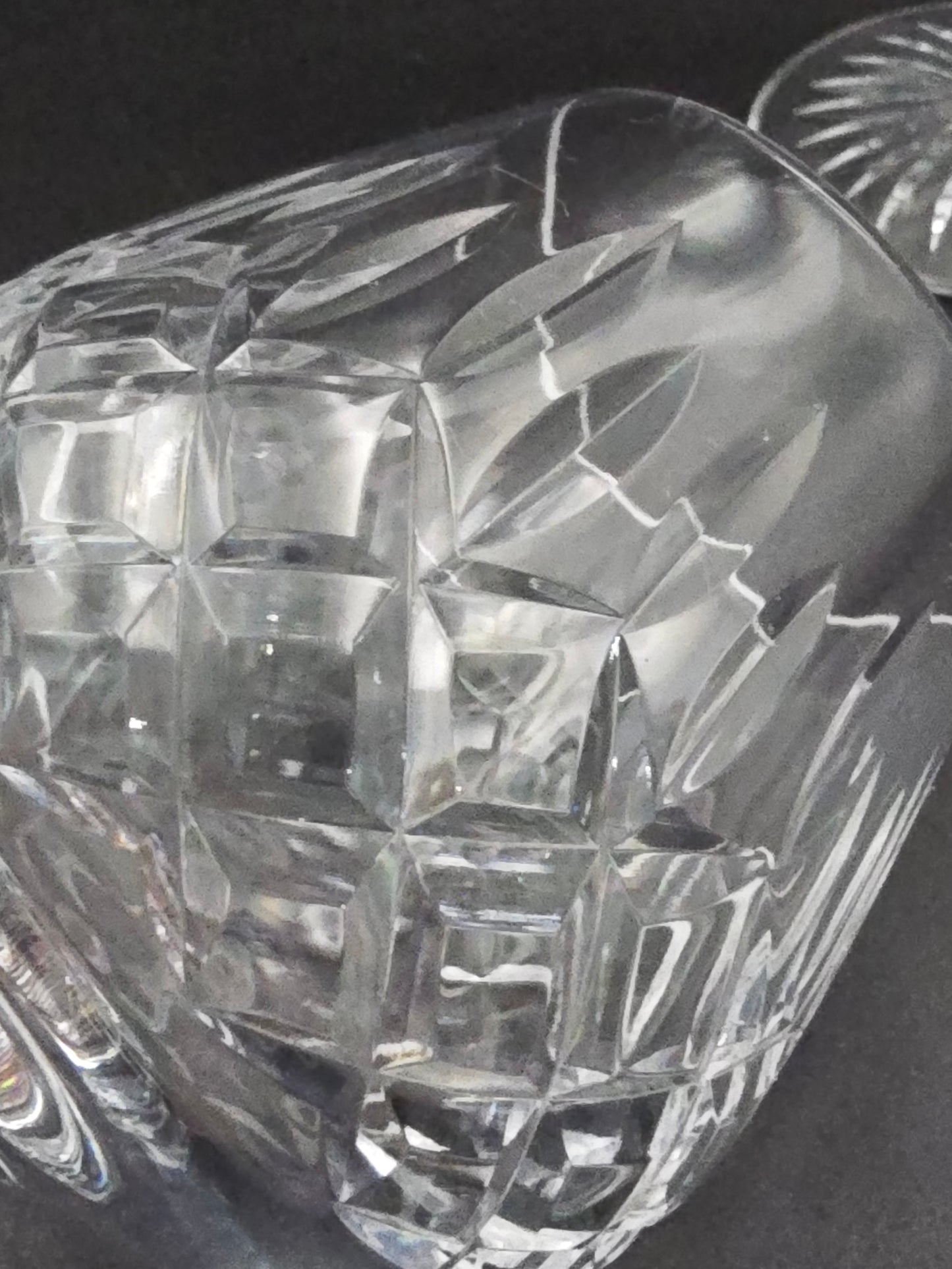 Pair of Stuart Crystal Glendevon Pattern Brandy Glasses 11oz