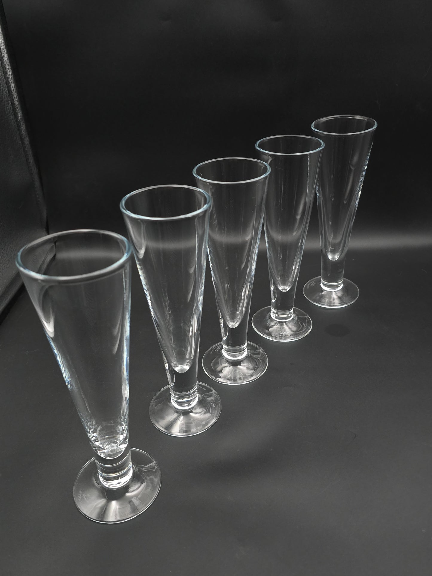 Set of 5 William Yeoward Crystal Champagne Flutes 200ml