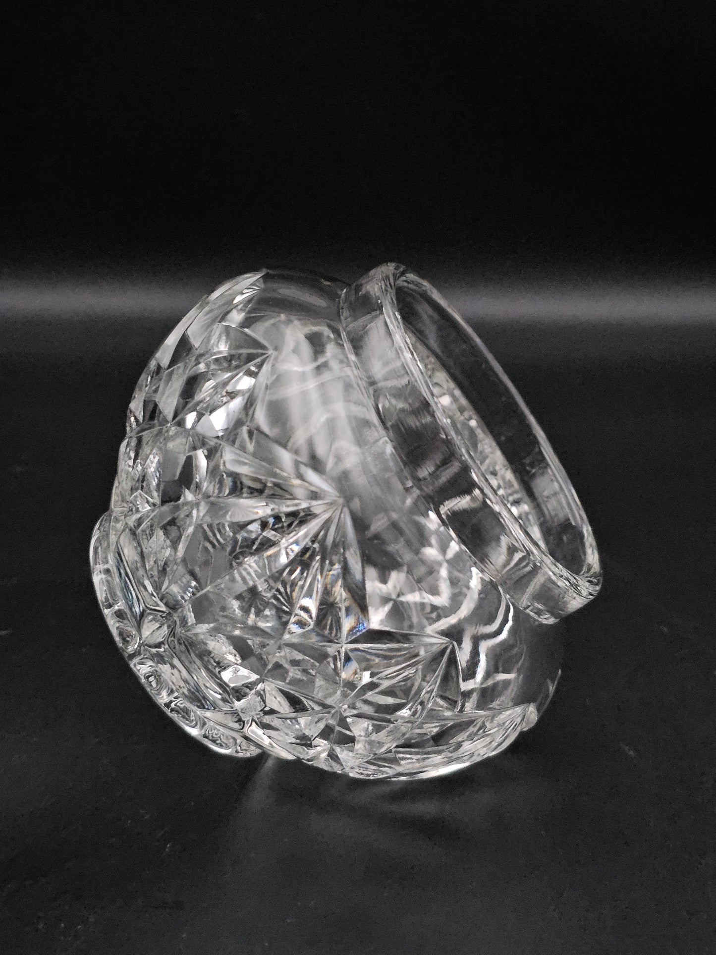 Beautiful vintage glass sugar cube bowl