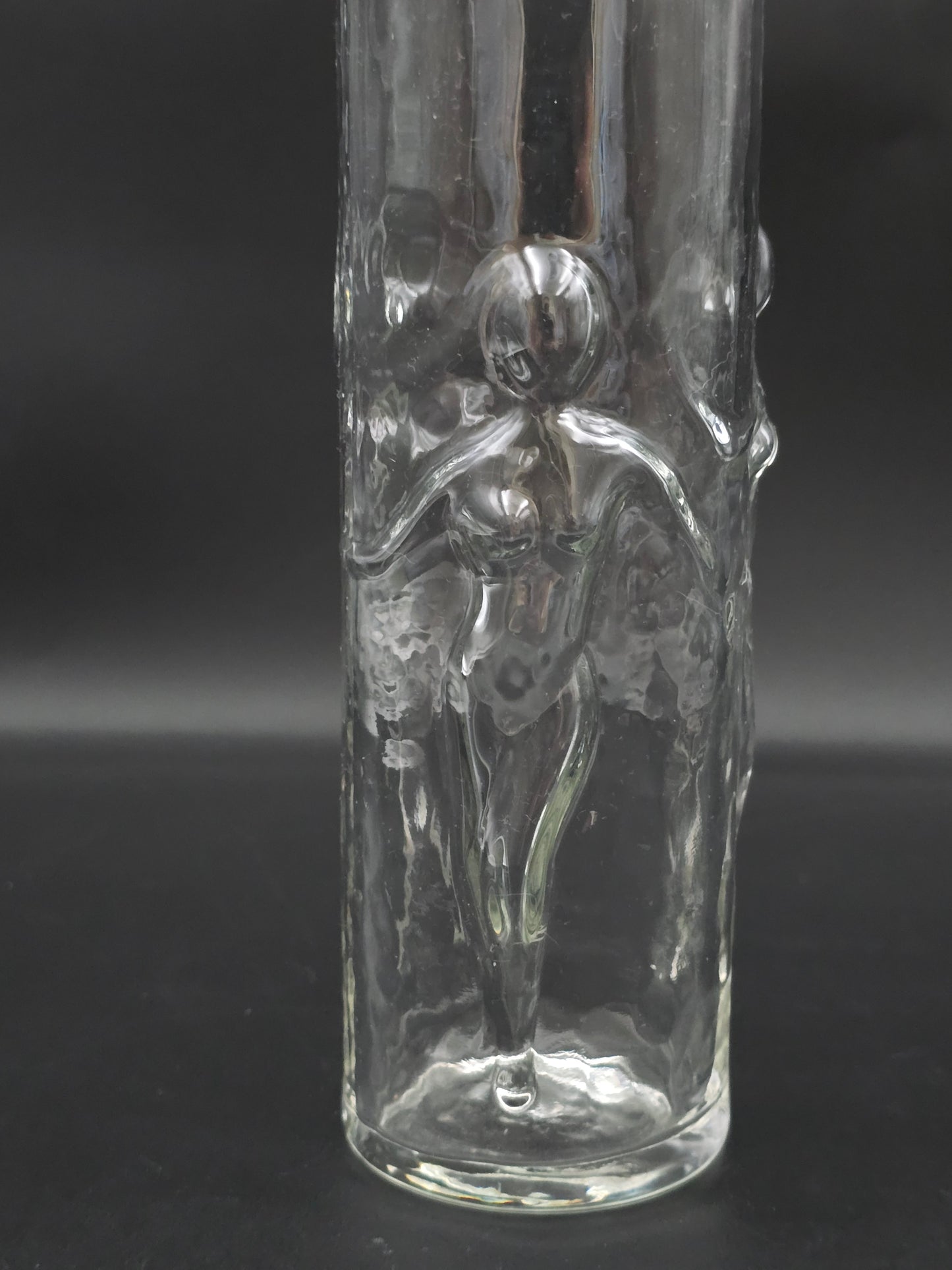 2 Vintage La Femme 3D Beer glasses Naked Lady by Libbey Glass Co.