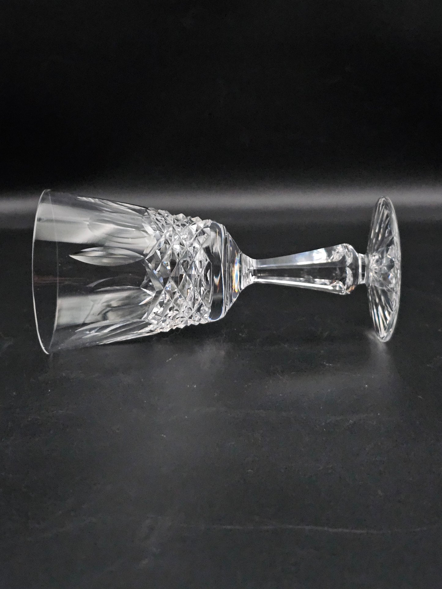 Set of 4 Waterford Kenmare Pattern Crystal wine glasses 160ml