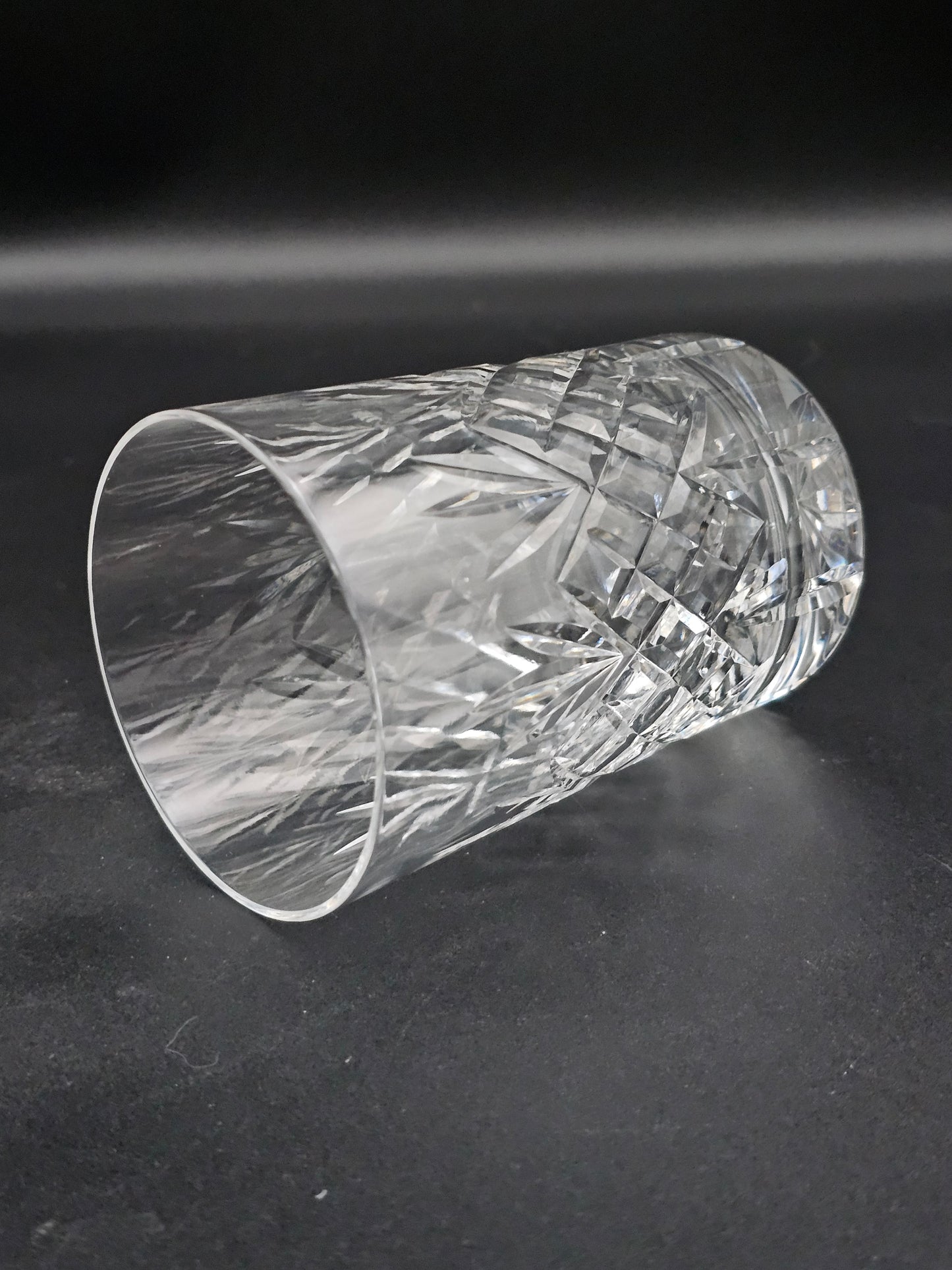 Set of 6 Beautiful Crystal Tumbler Glasses 300ml