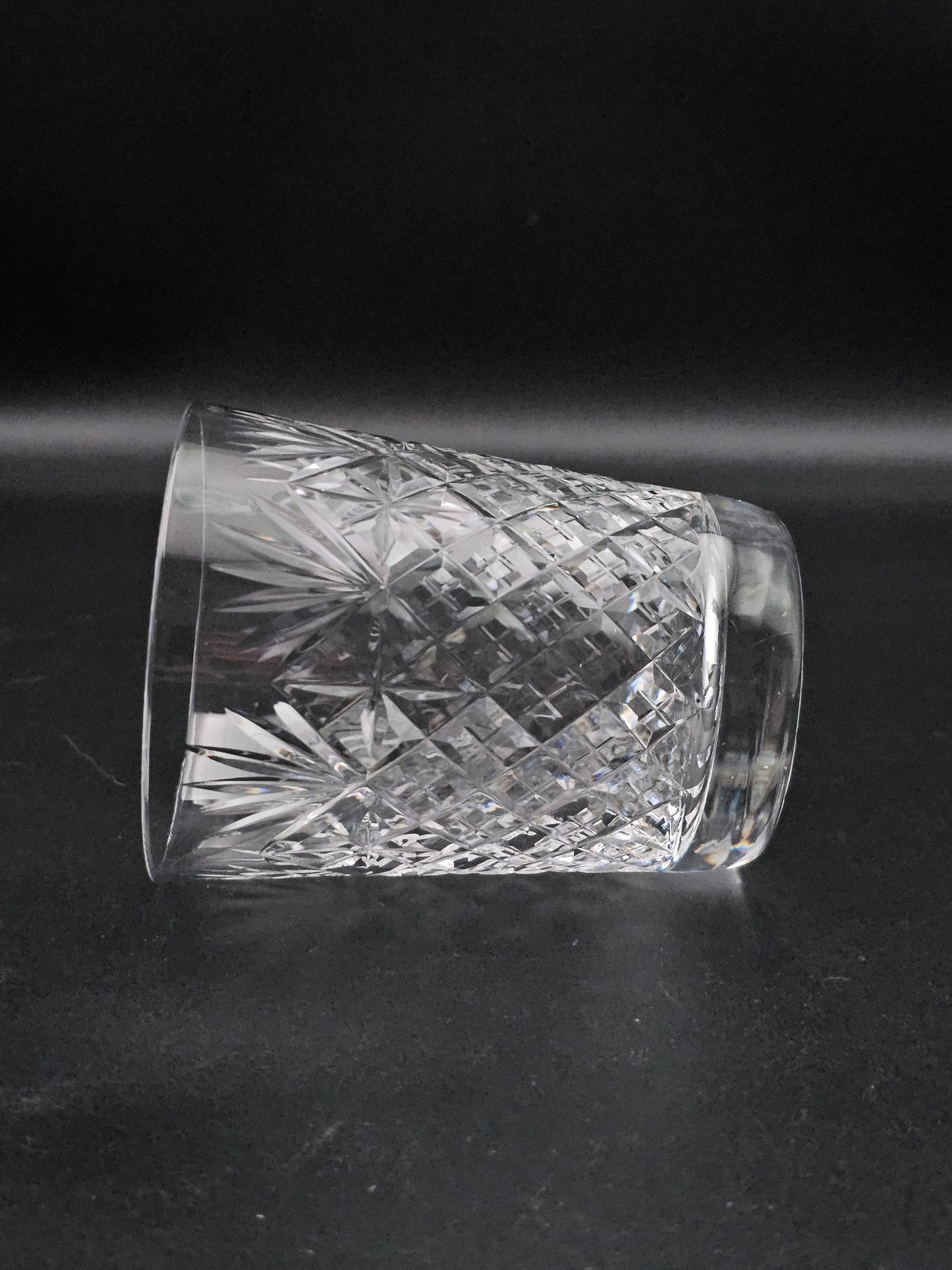 Beautiful set of 5 Crystal tumblers. 260ml 9oz