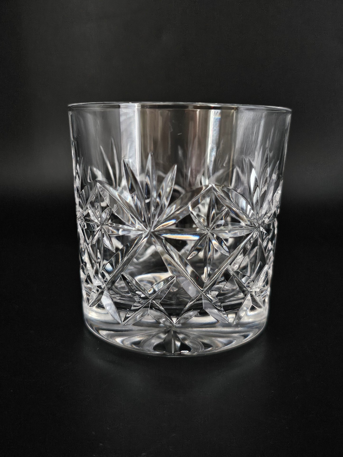 Set of 6 Vintage Crystal Tumblers. Ideal for Whisky, Water Juice or Spirits. 9oz