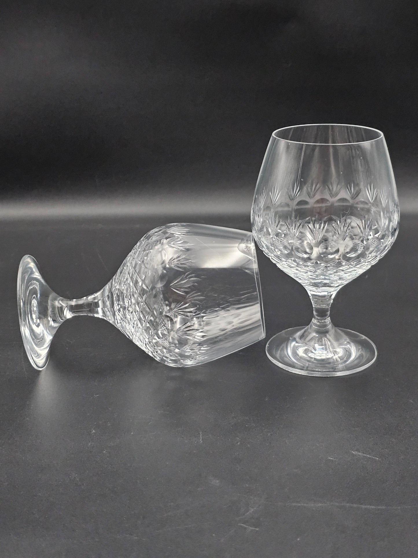 Beautiful vintage pair of Brandy Glasses 12oz