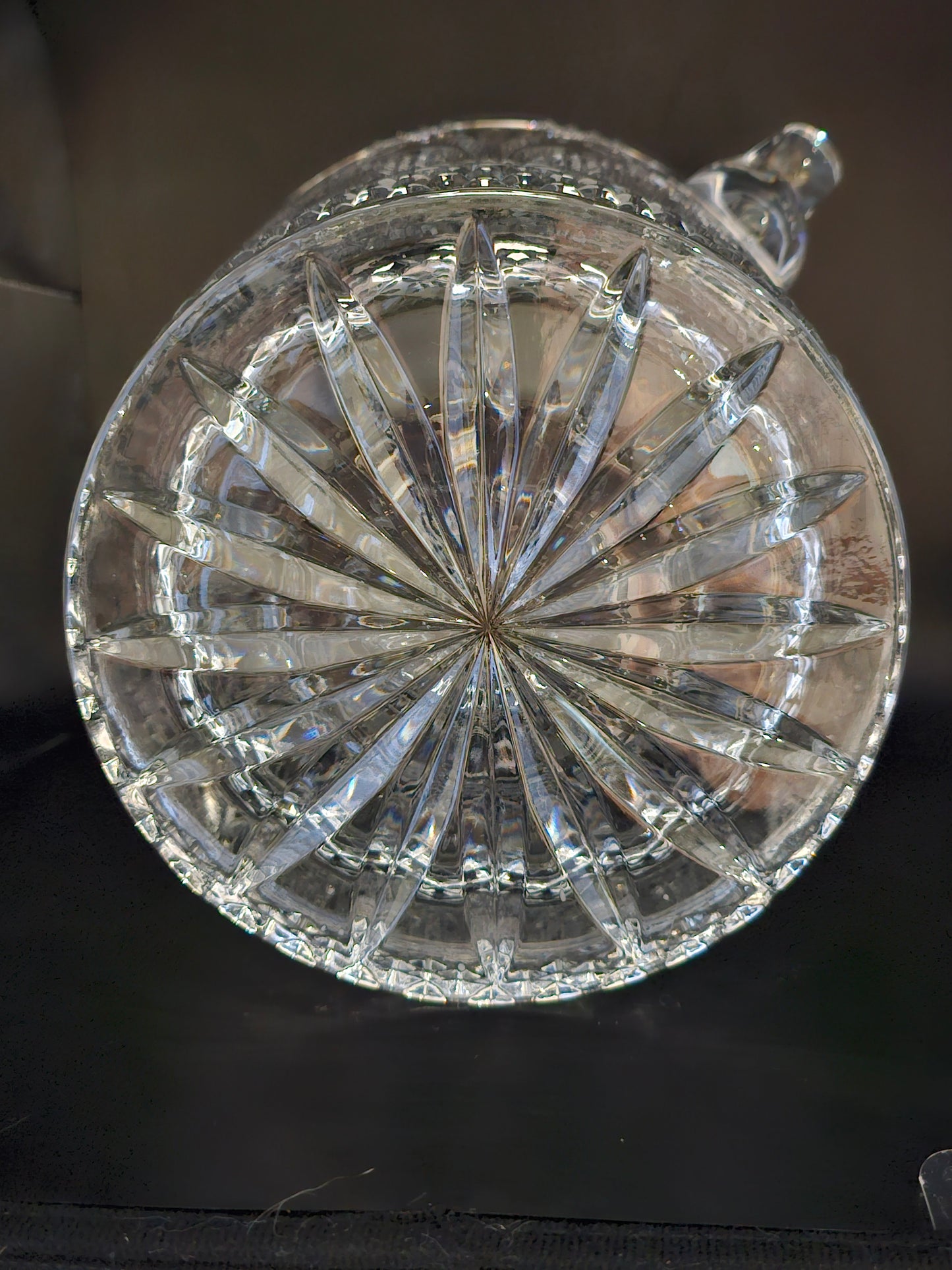 Fantastic Large Crystal Ice Bucket. Shannon Godinger. 25.4cm / 10". Very Heavy... 6.4kg!