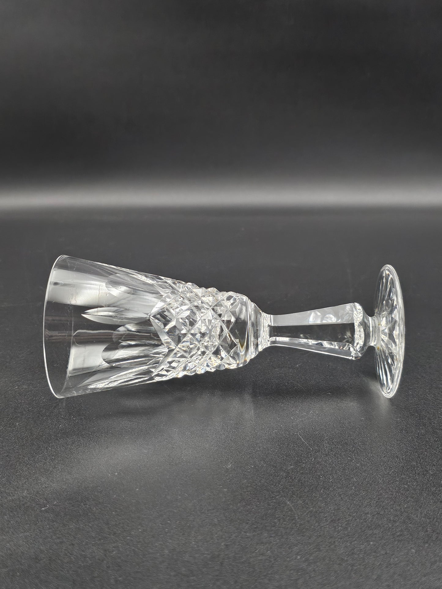 Set of 6 Waterford Crystal Kenmare Pattern liqueur glasses 90ml