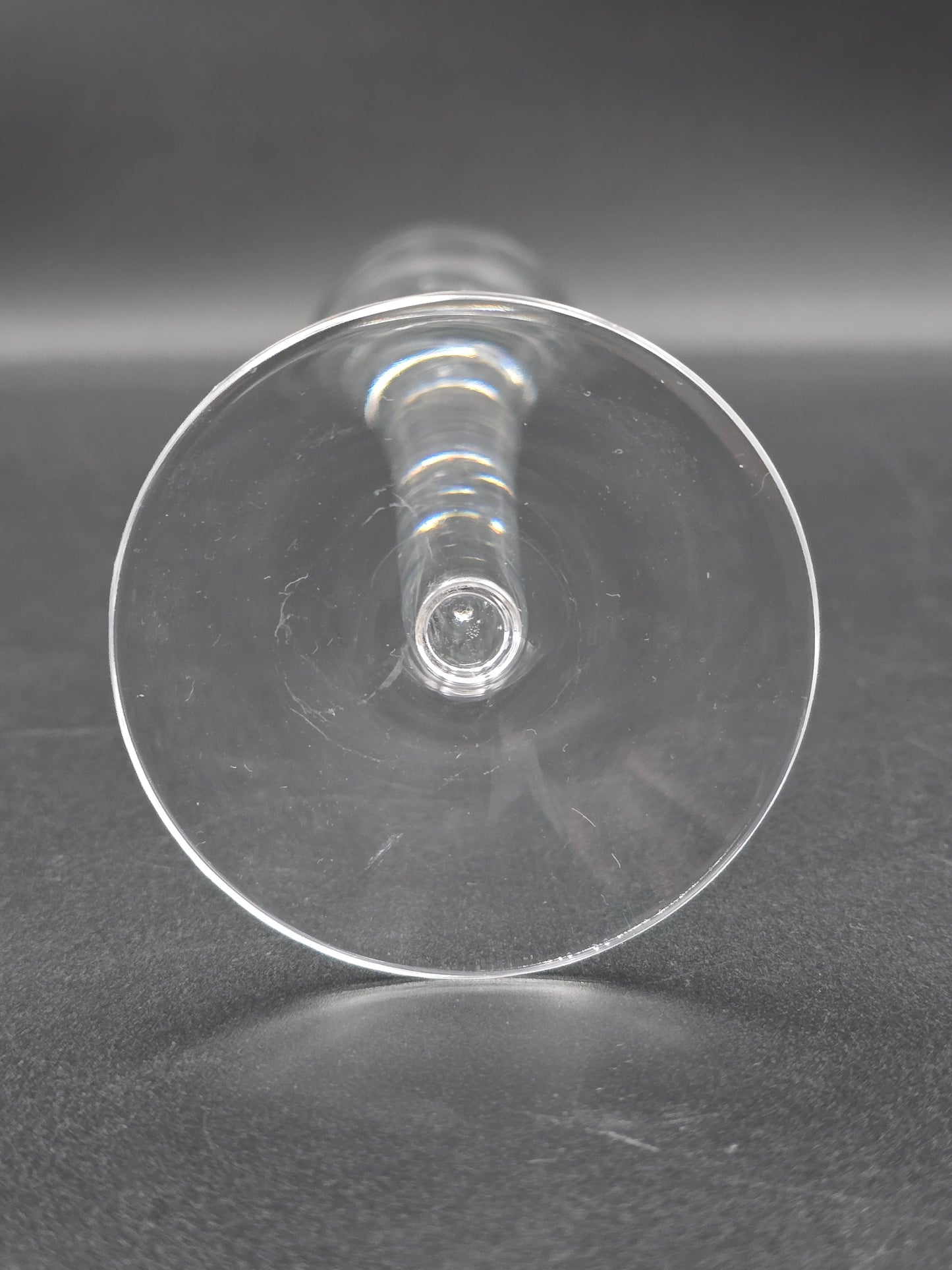 Set of 6 tall Aura style Crystal Champagne Flutes 175ml 25.5cm tall