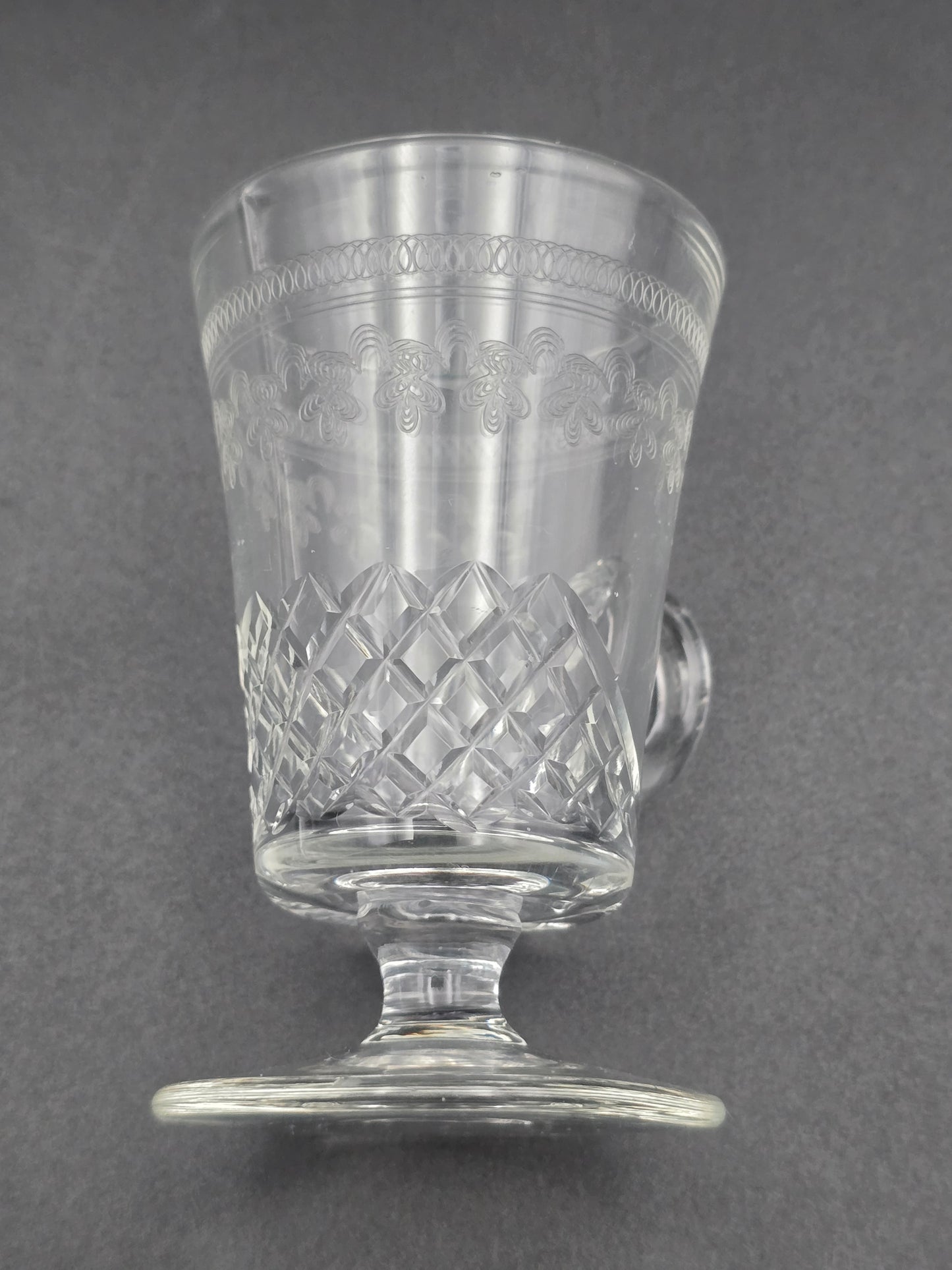 Set of 4 Lady Hamilton Pall Mall Crystal Custard cups. 75ml