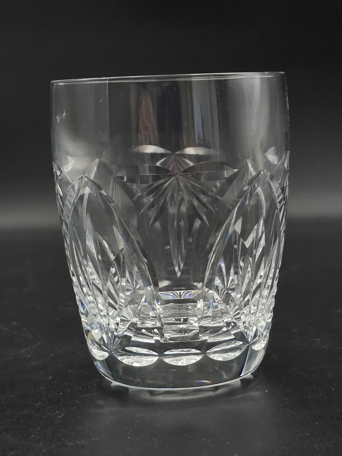 Set of 6 Webb Corbett Gothic Pattern Crystal tumblers. 10oz