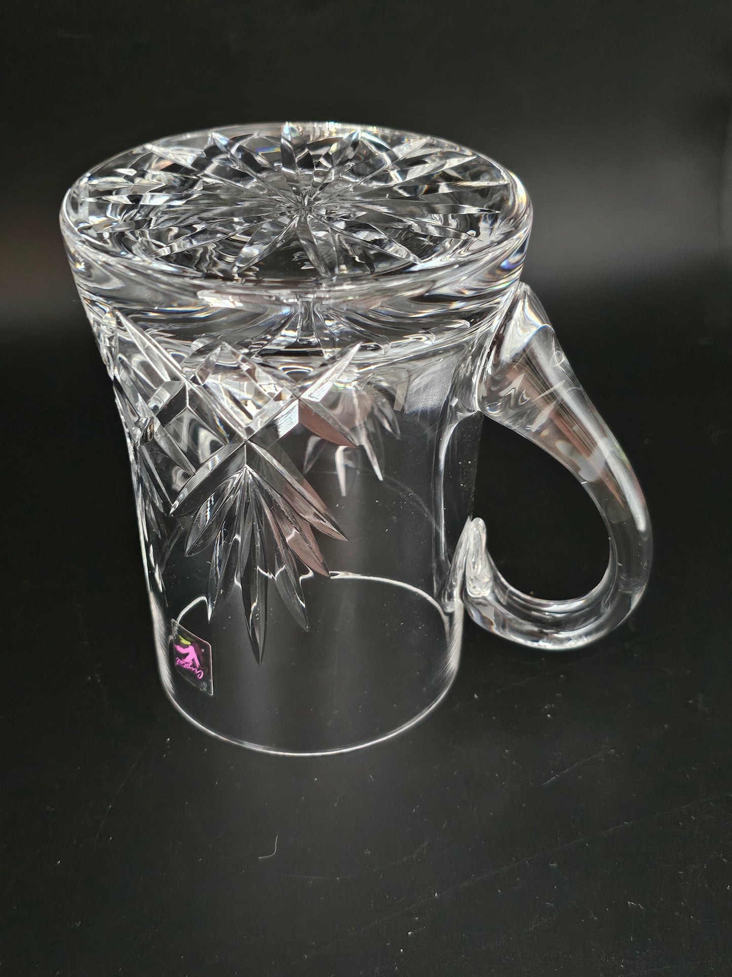 Beautiful, Large Caithness Crystal Tankard.570ml. Boxed.