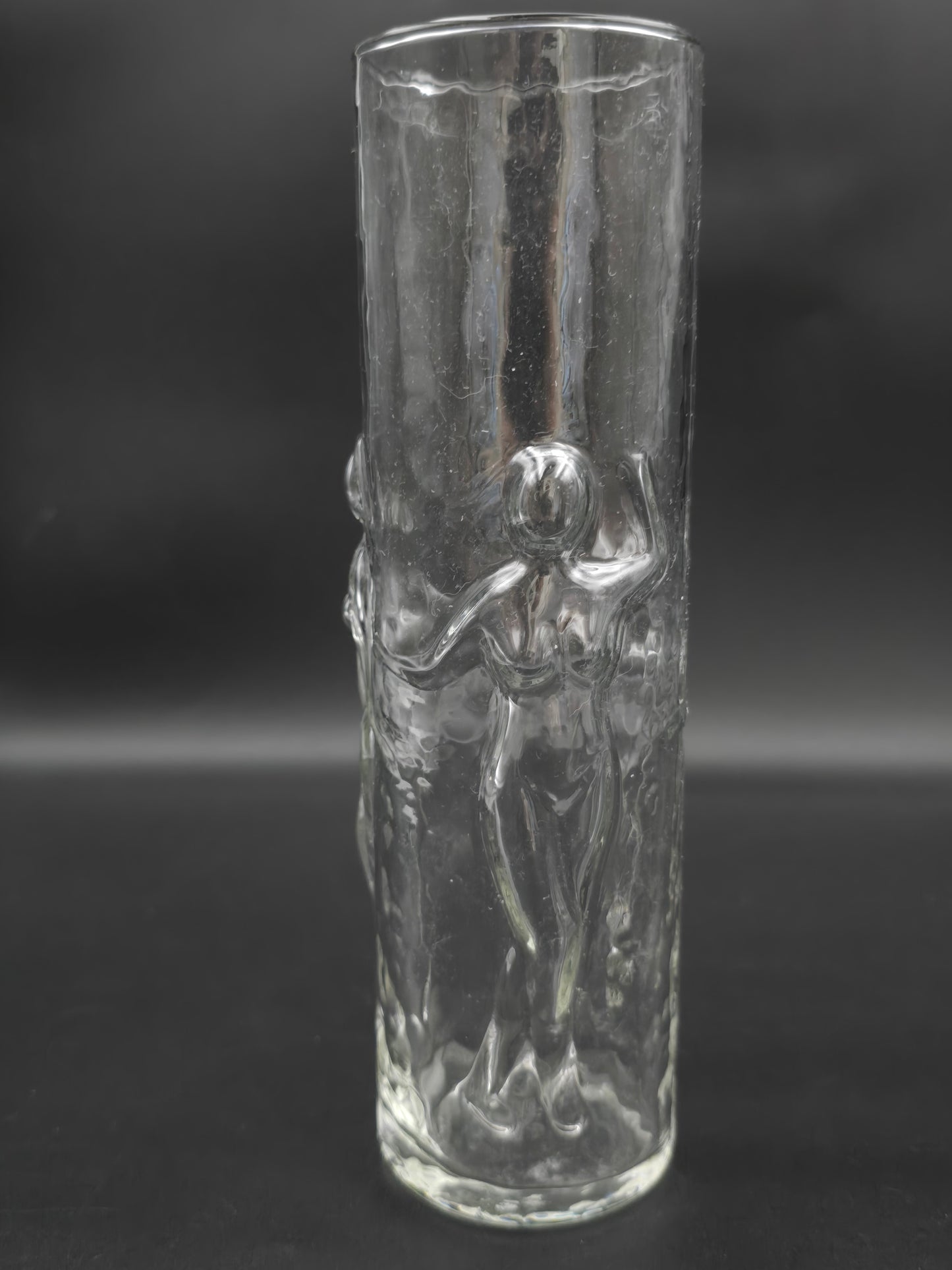2 Vintage La Femme 3D Beer glasses Naked Lady by Libbey Glass Co.