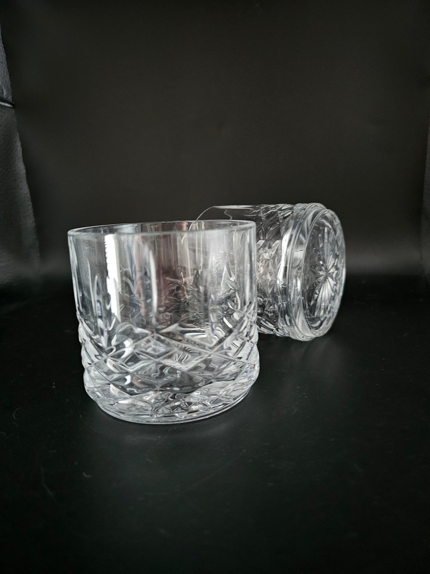 Marquis by Waterford Pair of Crystal Tumblers. Ideal for Whisky, Gin, Vodka or Rum. 12oz