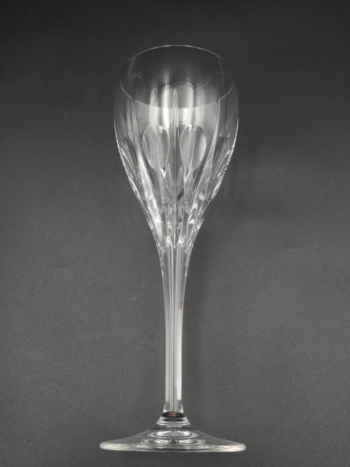 Set of 4 Waterford Nocturne Tranquility Wine Glasses – 200 ml, 19.5 cm Tall, Thumbprint & Vertical Cuts