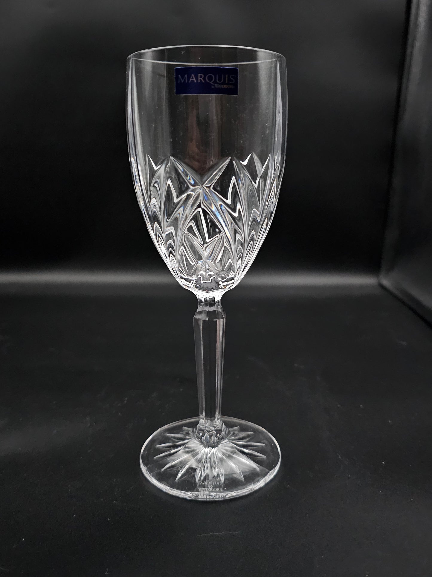 Set of 4 Waterford Marquis Brookside white wine glasses 230ml 20cm tall