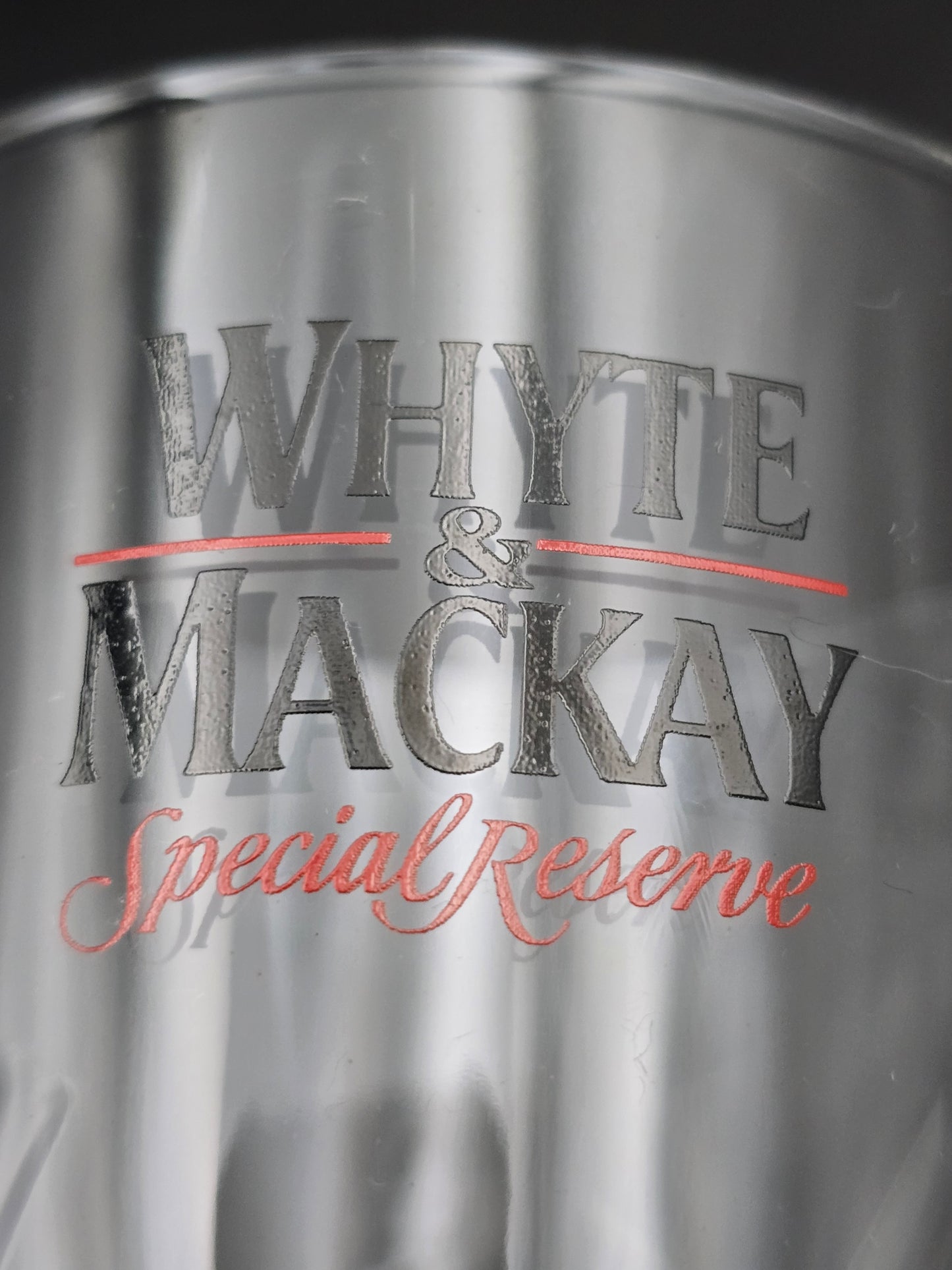 Set of 6 Vintage Whyte & Mackay Whisky Tumblers. 10oz