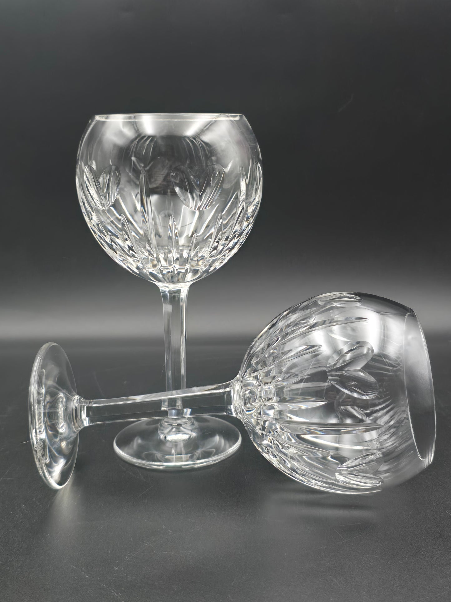 Waterford Crystal The Millennium Collection Toasting Goblets Pair. Second Toast - Love. Boxed.