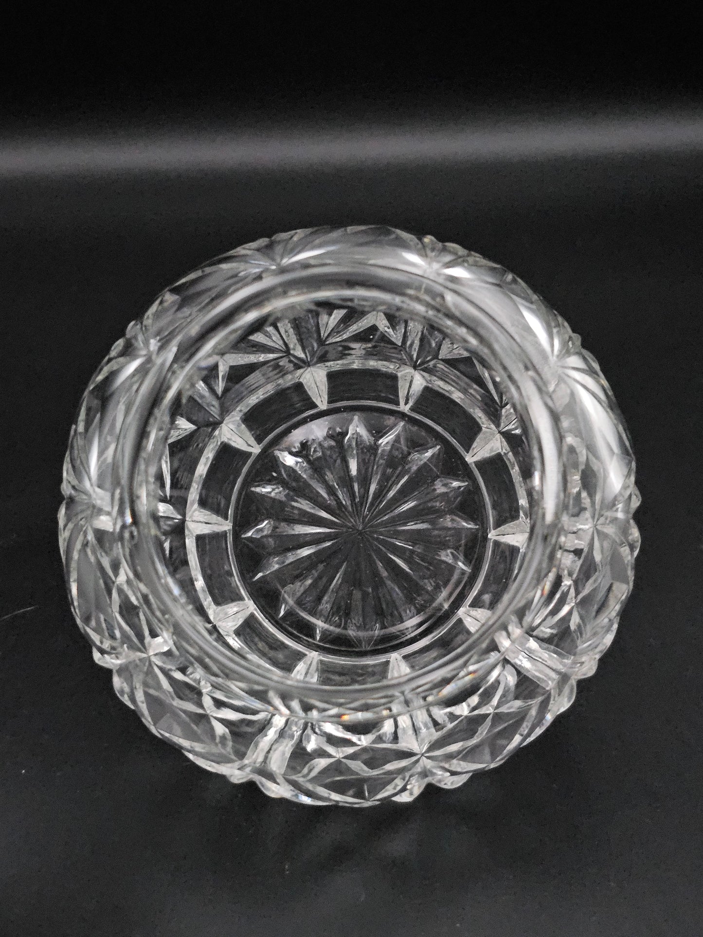 Beautiful vintage glass sugar cube bowl