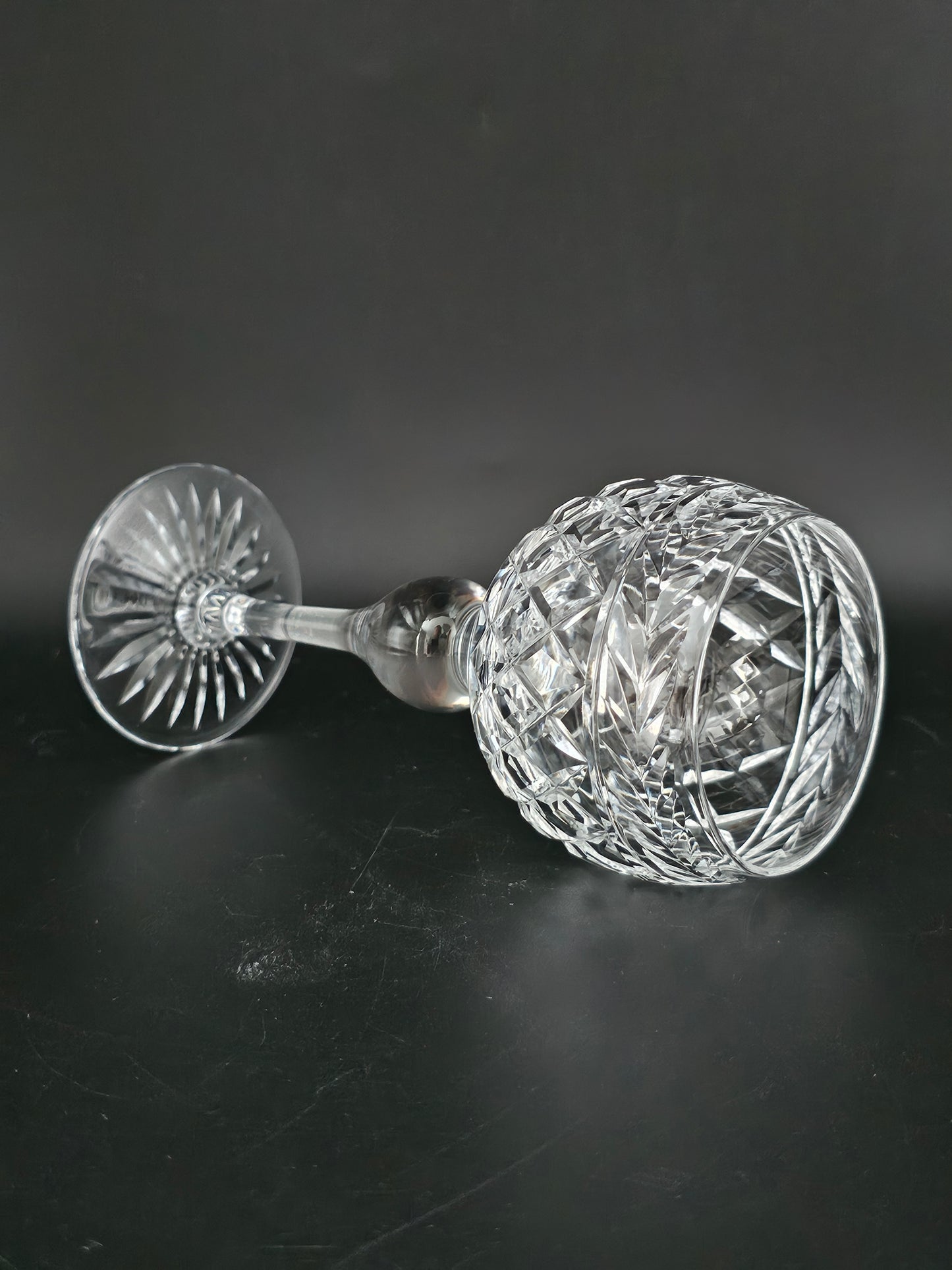 Set of 4 Crystal Wine Goblets 175ml
