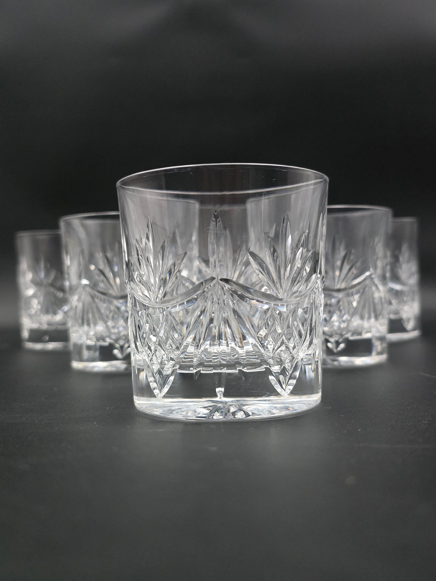 Set of 6 Edinburgh Crystal Beauly 9 oz Tumblers – Original Box, Star‑Cut Base, 1st Quality