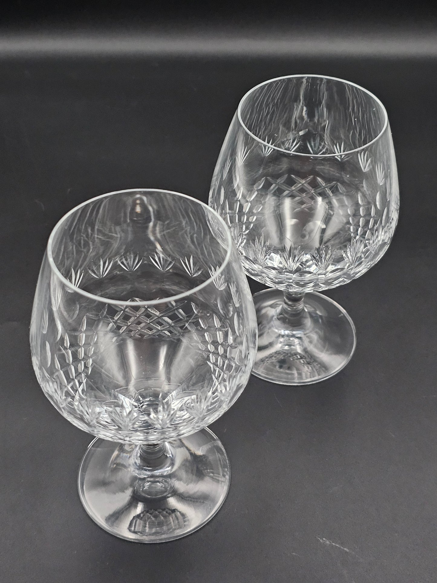 Beautiful vintage pair of Brandy Glasses 12oz