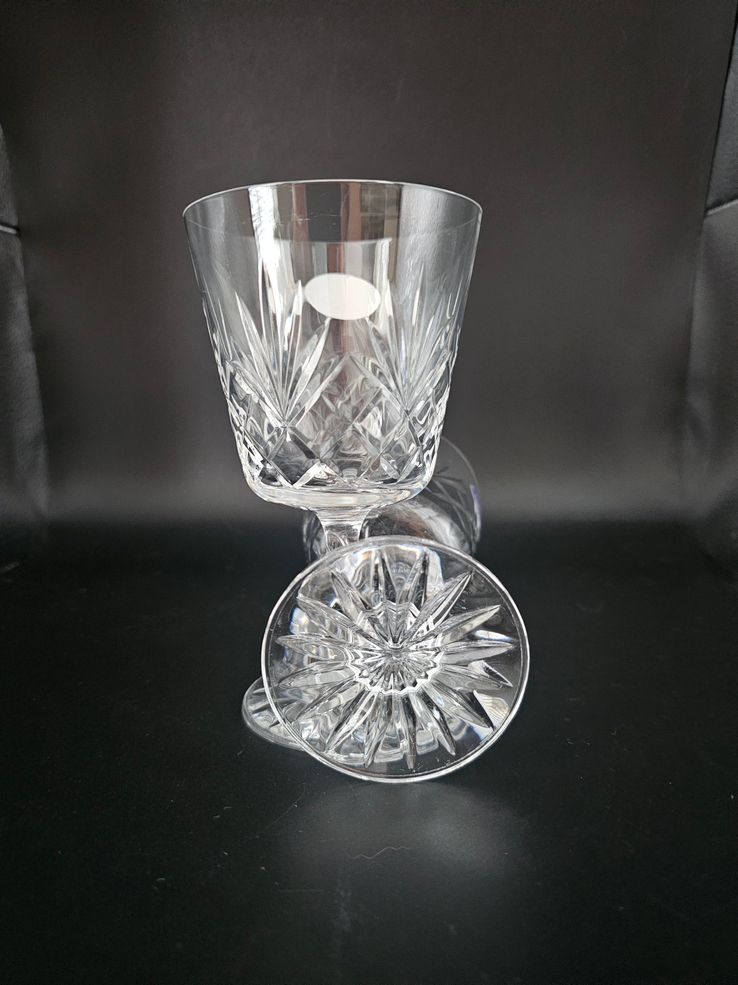 Pair of Royal Doulton Crystal Wine glasses 250ml