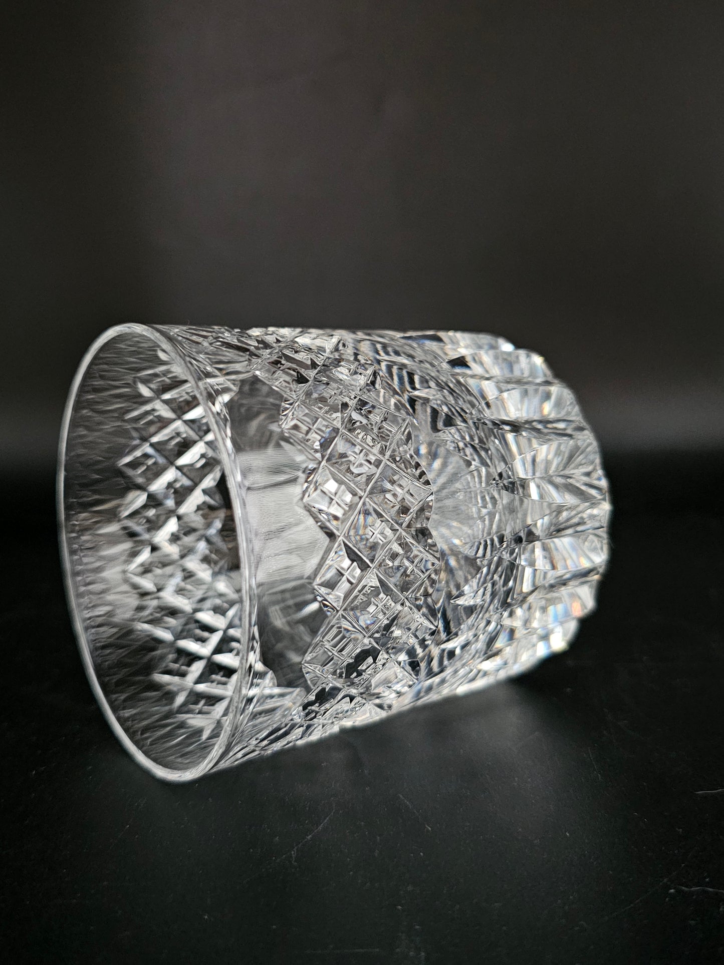 Beautiful set of 5 Crystal Tumblers. 8oz