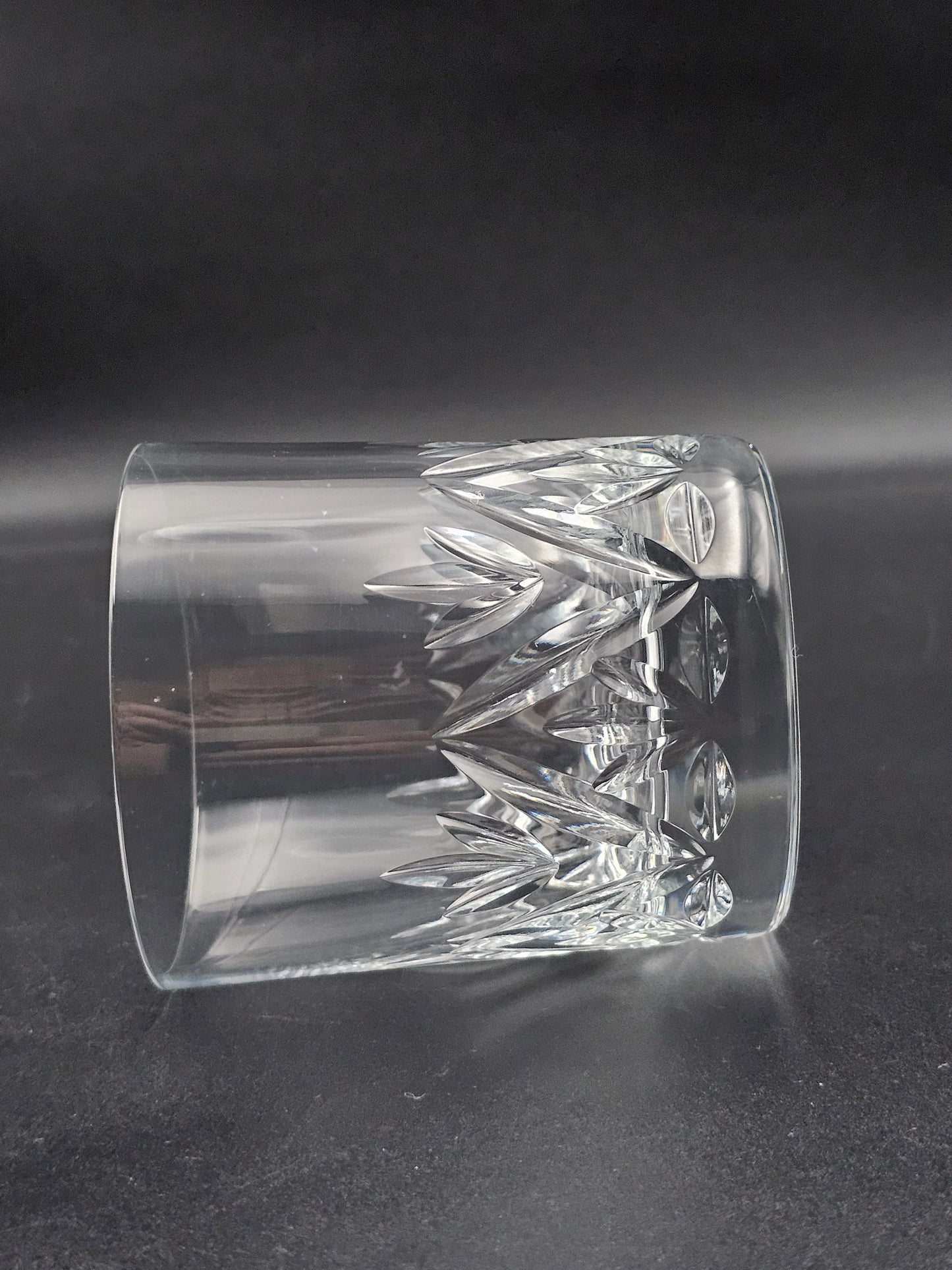 Set of 4 Large Crystal Old Fashioned tumblers 11oz 300ml