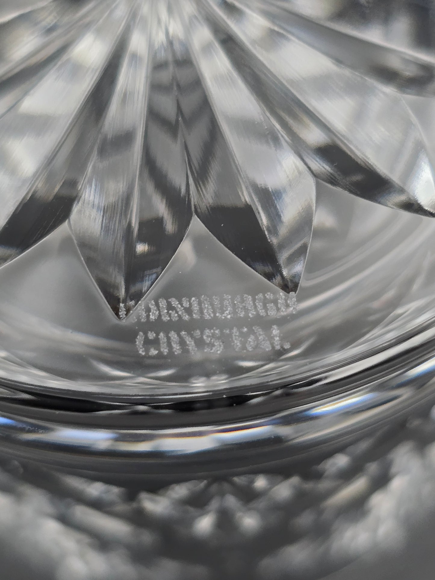 Stunning set of 6 Large Edinburgh Crystal Iona Pattern Tumblers. 10oz