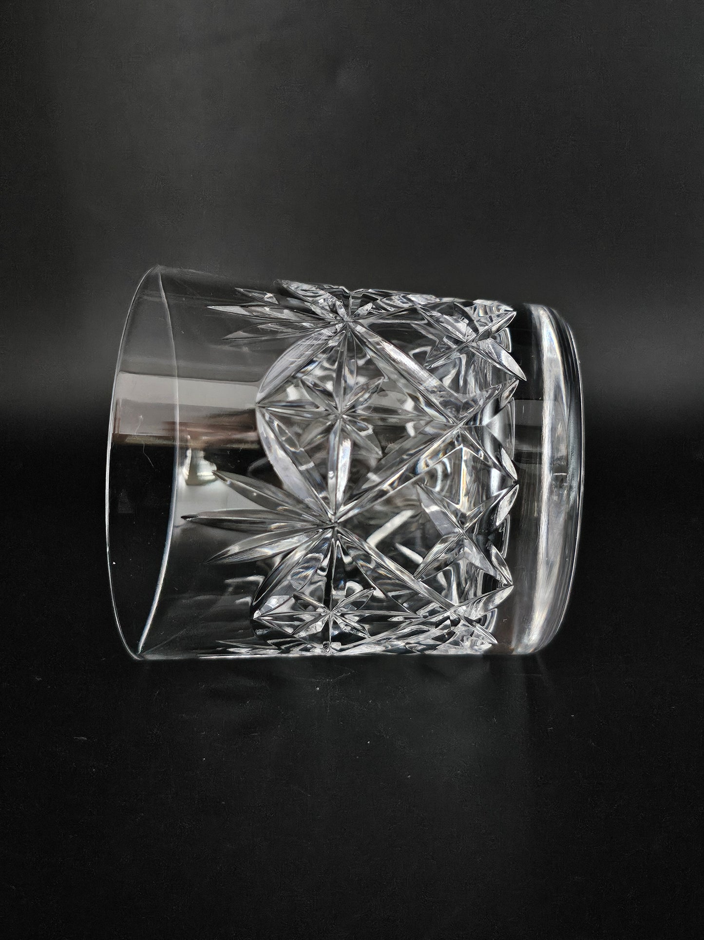 Set of 6 Vintage Crystal Tumblers. Ideal for Whisky, Water Juice or Spirits. 9oz