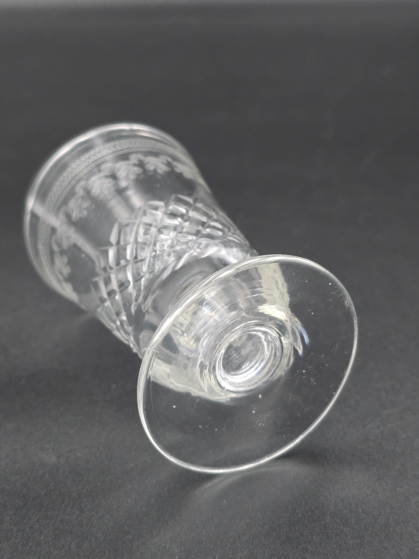 Set of 4 Lady Hamilton Pall Mall Crystal Custard cups. 75ml