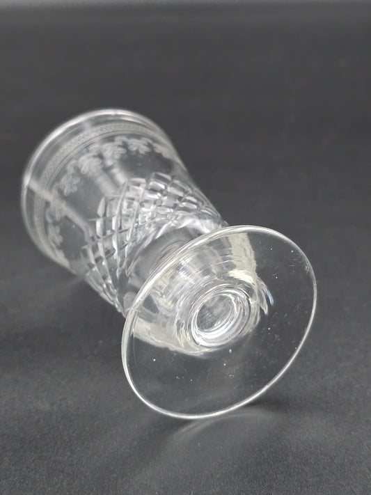 Set of 4 Lady Hamilton Pall Mall Crystal Custard cups. 75ml