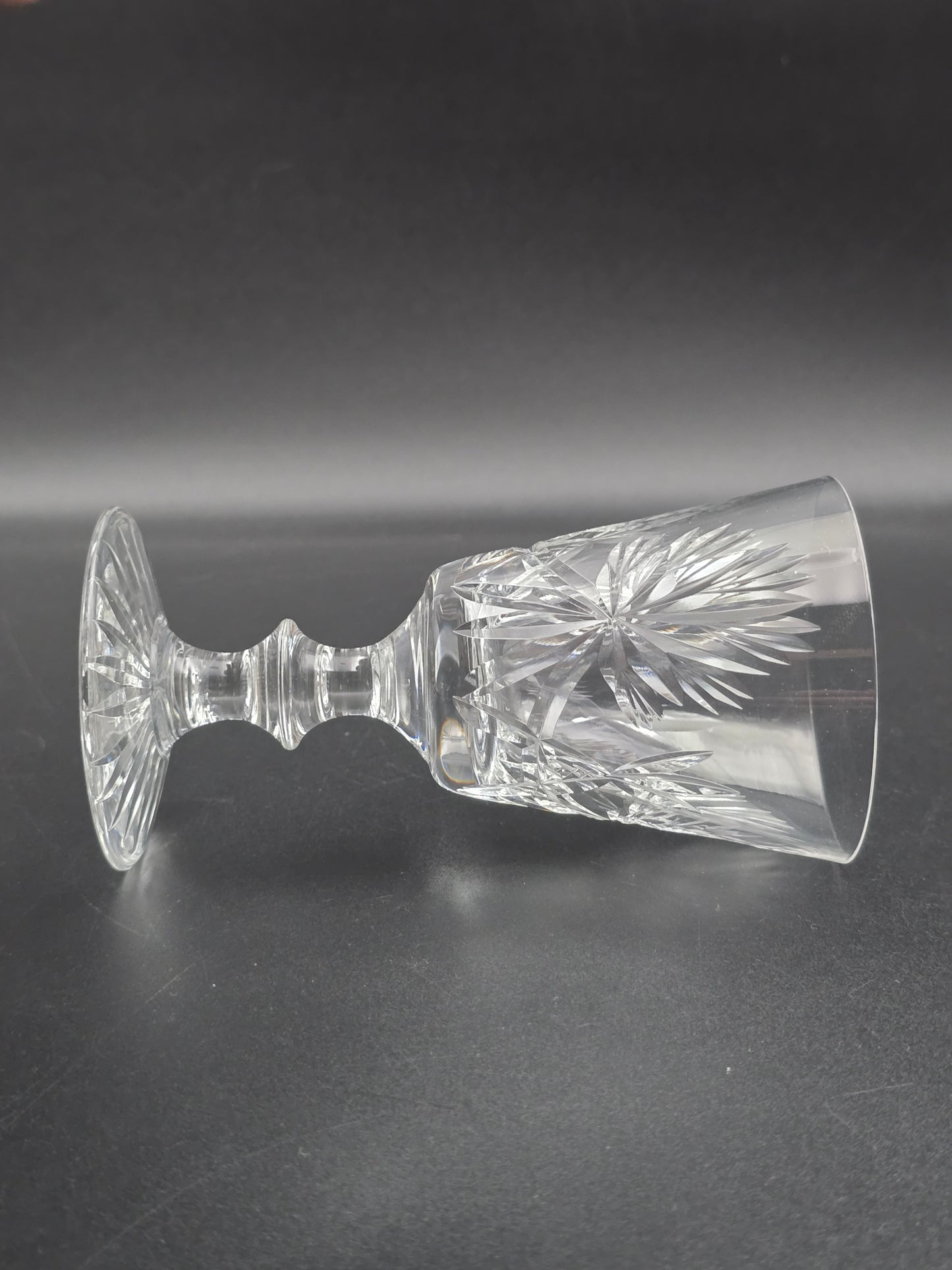 Star of Edinburgh, Edinburgh Crystal set of 6 Crystal Wine glasses. 150ml. 13.5cm tall