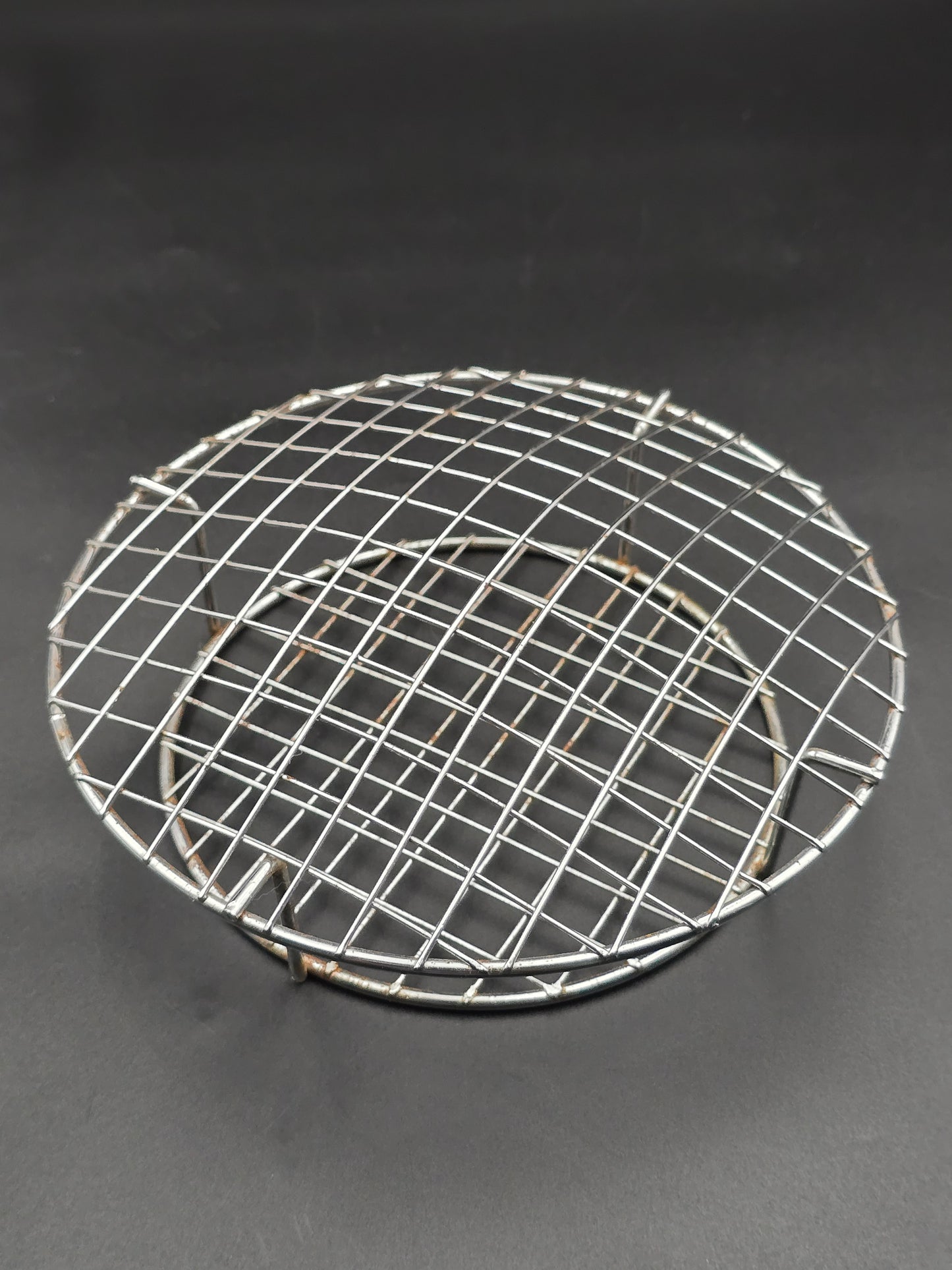 Large Vintage Lead Crystal Rose Posy Bowl – 7.5” Wide, 1.6kg, Star Cut Base & Cross Pattern, Heavy Centrepiece
