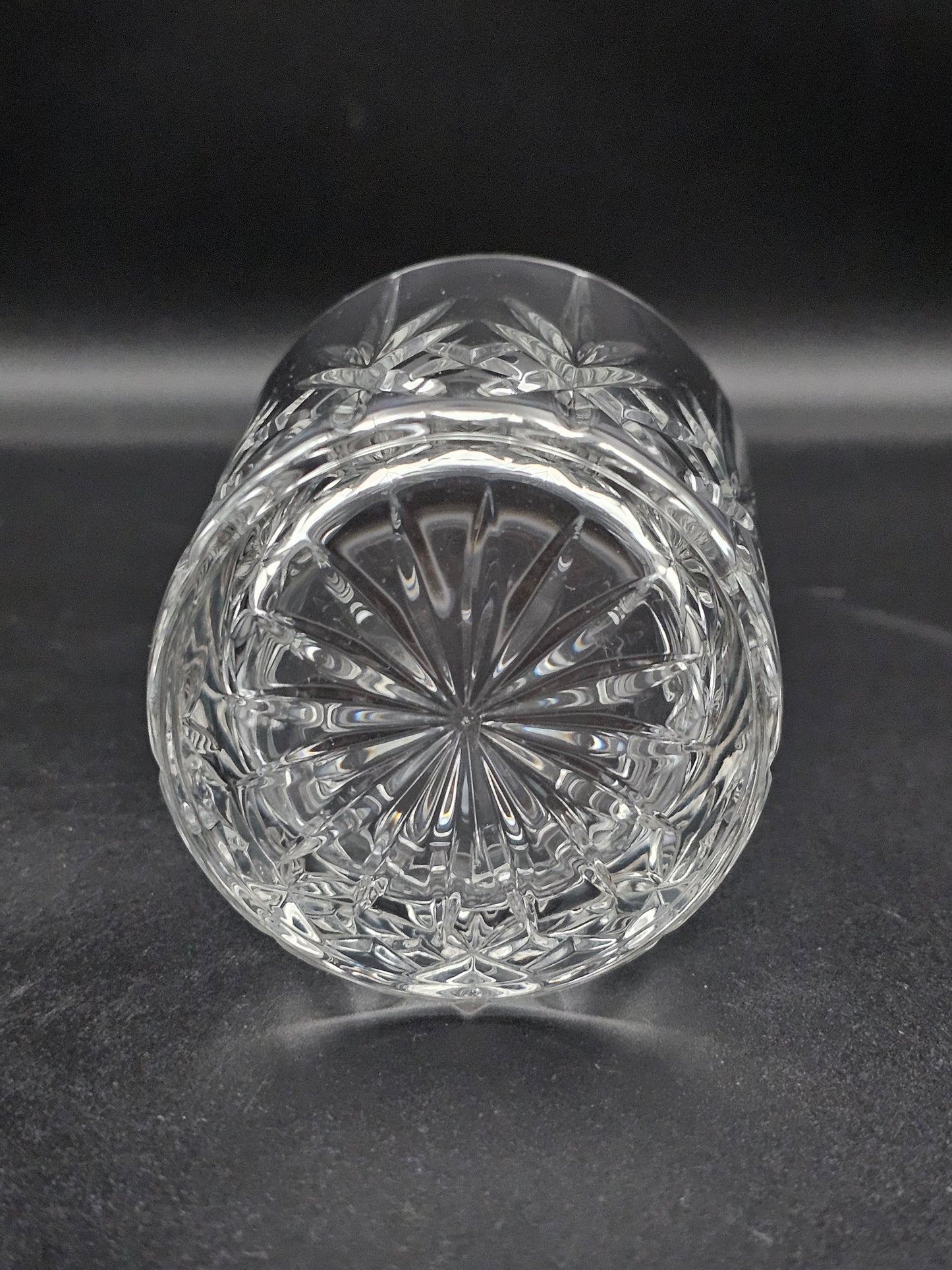 Set of 6 Crystal Whisky Tumblers 7oz