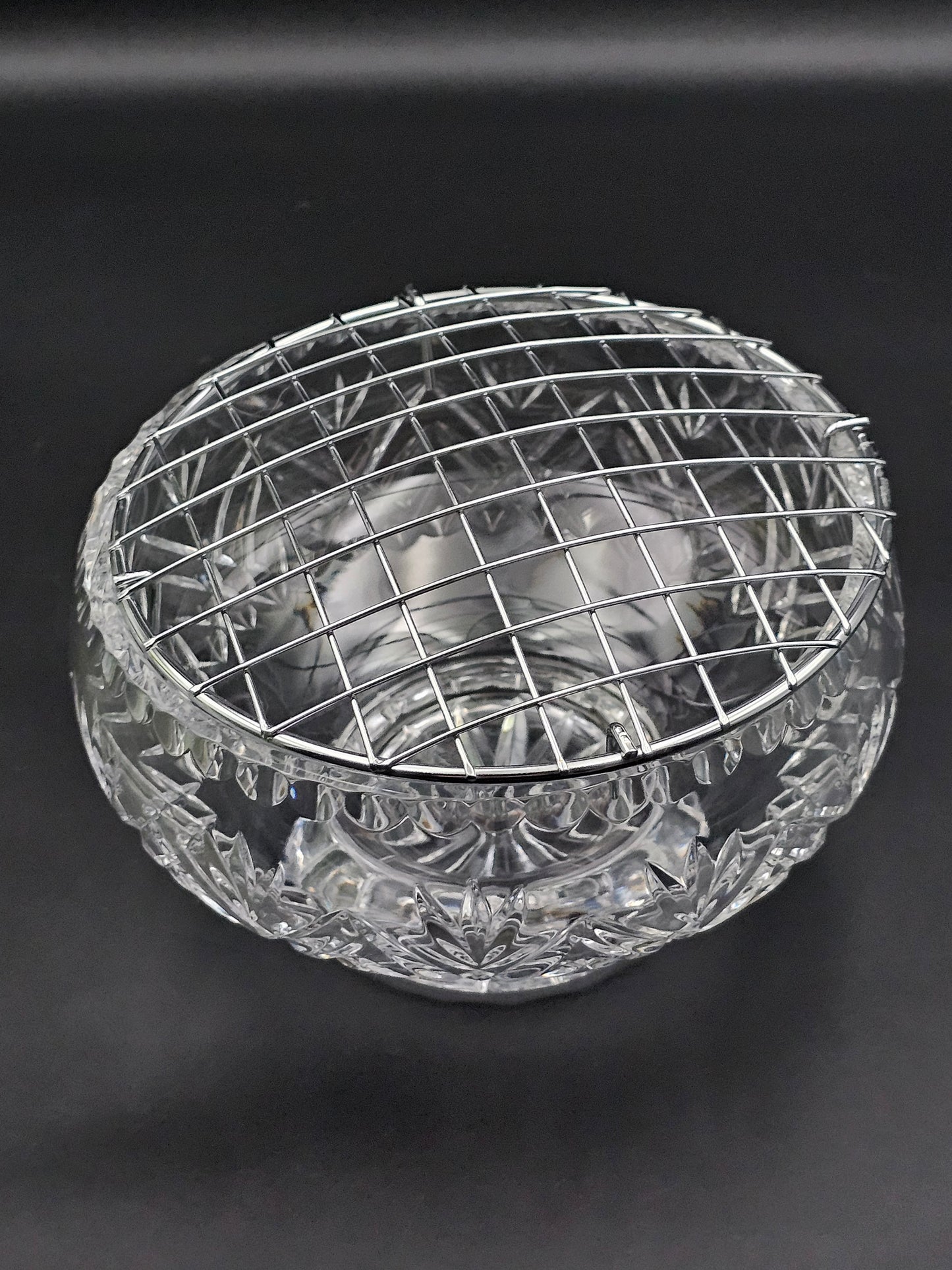 Crystal Rose Posy bowl 14.5cm wide