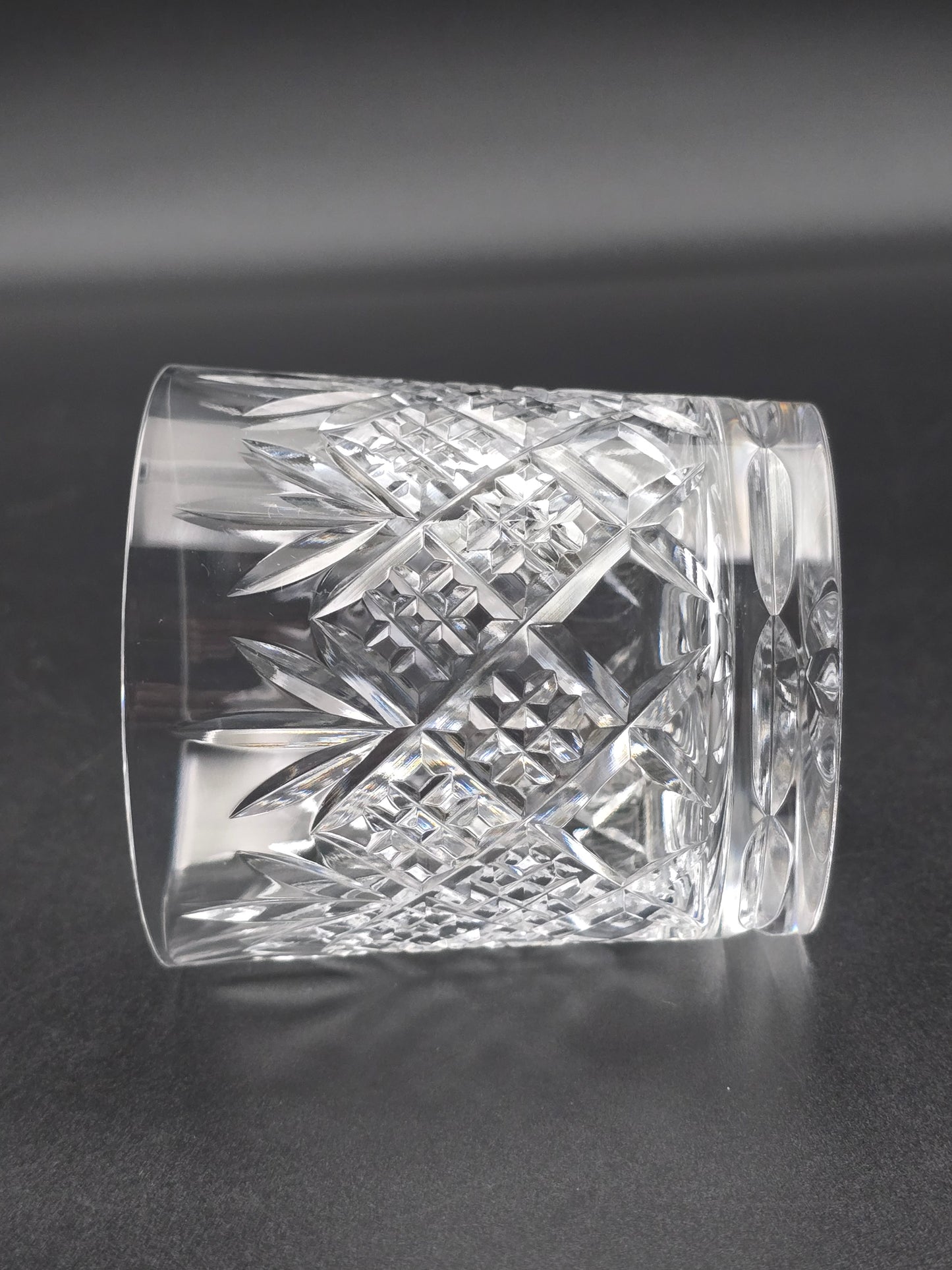 Set of 6 Thomas Webb Chiltern Pattern small 7oz Crystal tumblers