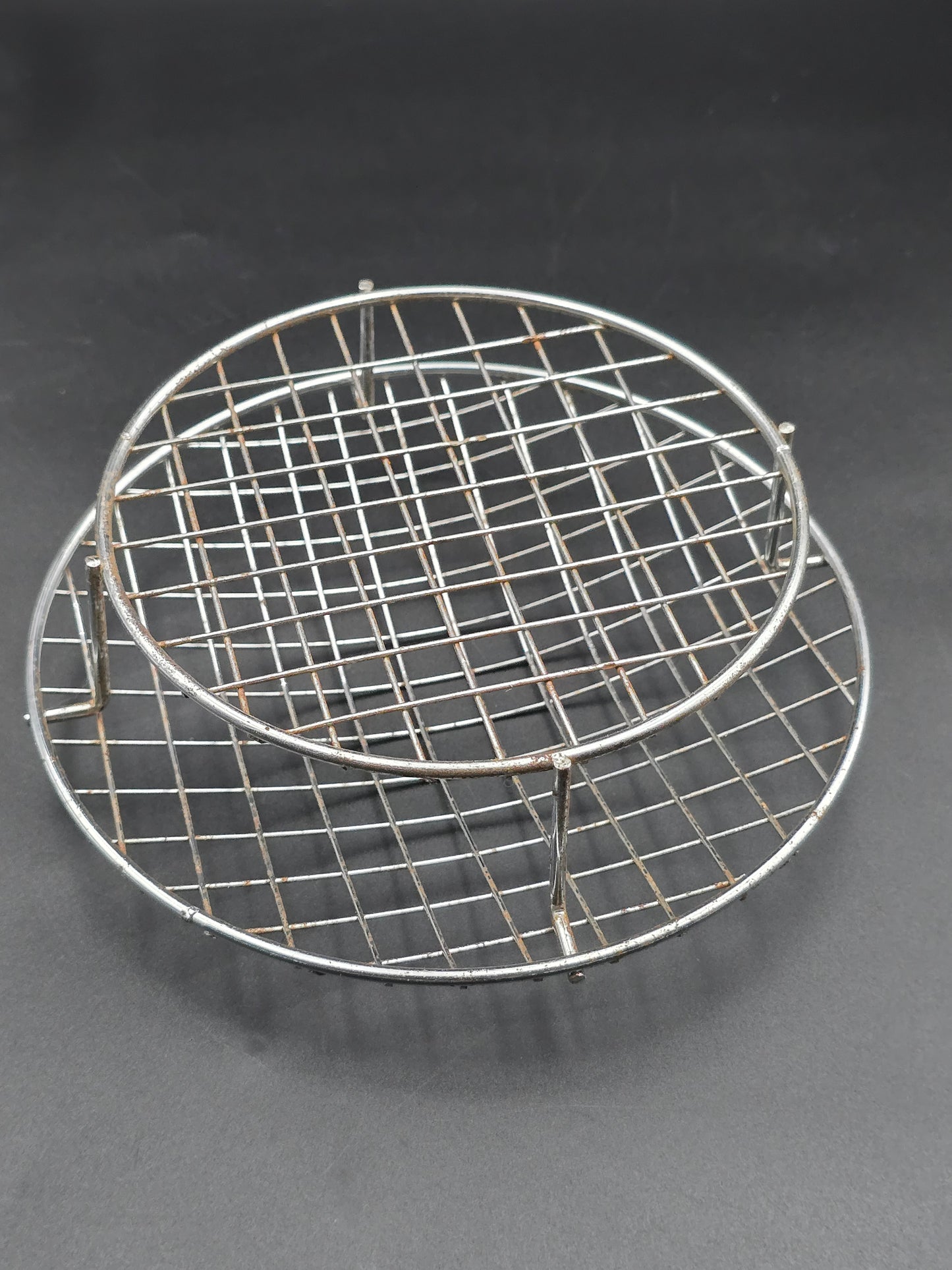 Large Vintage Lead Crystal Rose Posy Bowl – 7.5” Wide, 1.6kg, Star Cut Base & Cross Pattern, Heavy Centrepiece