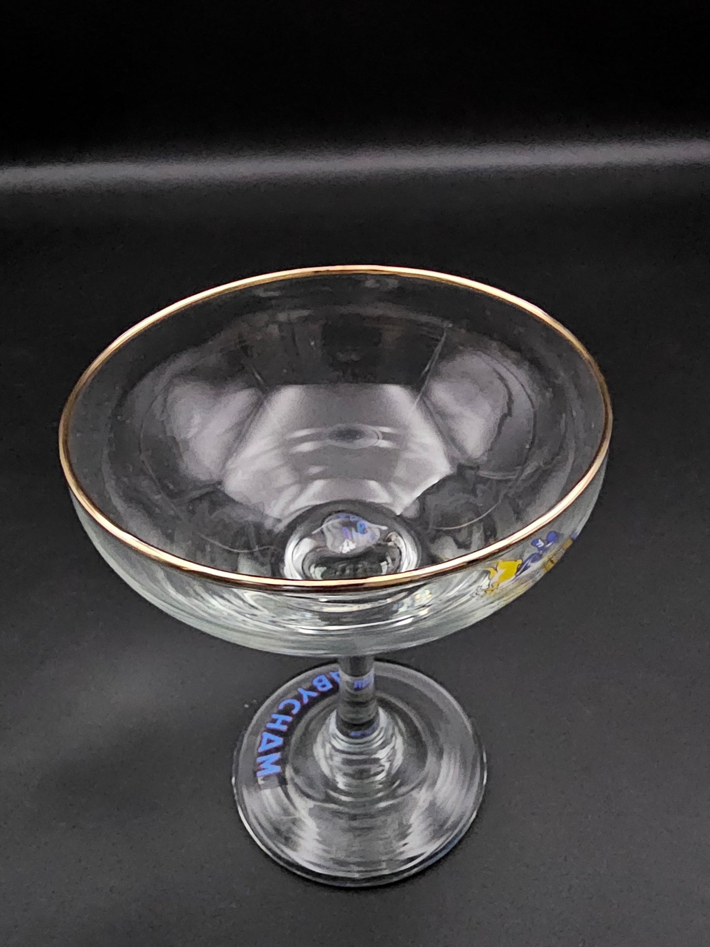 Set of 6 1970's Vintage Babycham coupes
