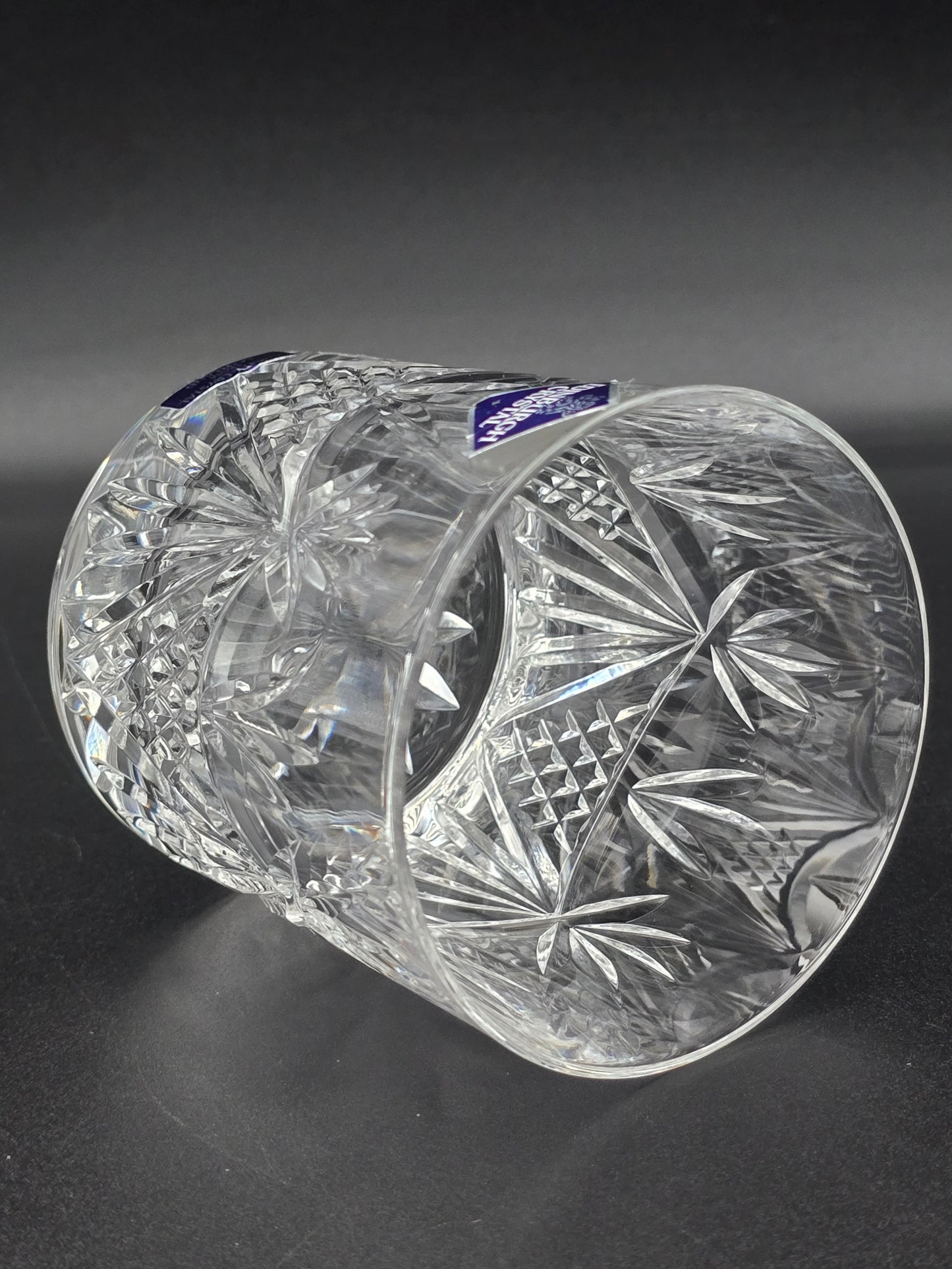 Set of 6 Edinburgh Crystal EDI41 Pattern Crystal Whisky Tumblers. 10oz. Boxed.
