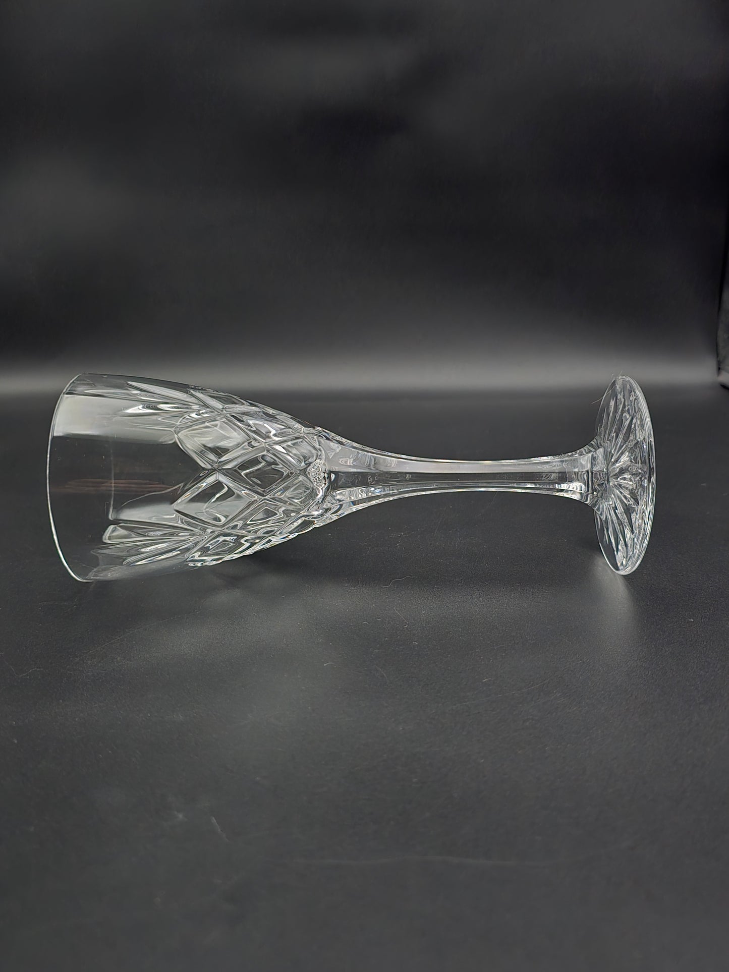 Single Royal Doulton tall Crystal wine glass 200ml 20cm tall