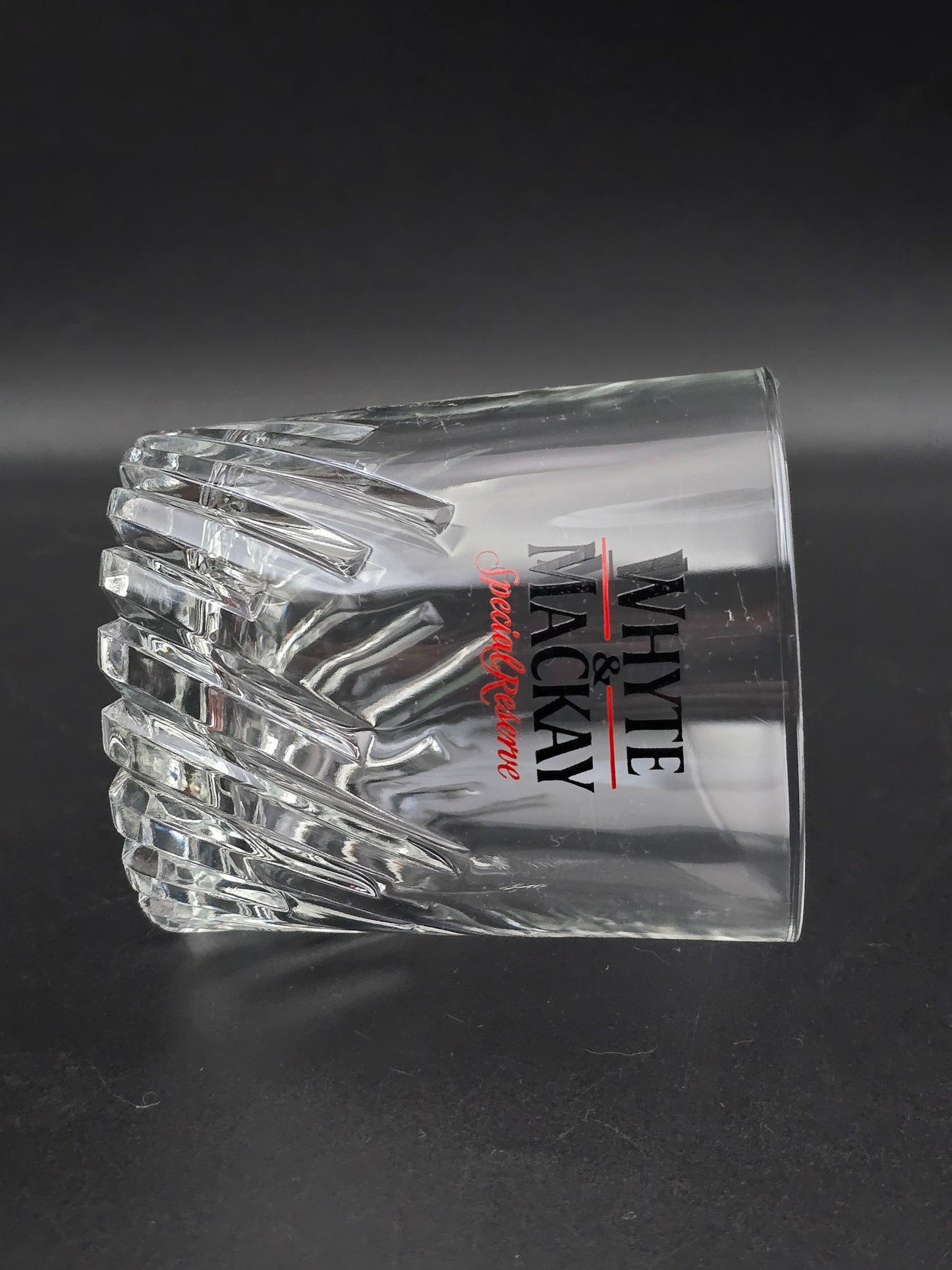 Set of 6 Vintage Whyte & Mackay Whisky Tumblers. 10oz