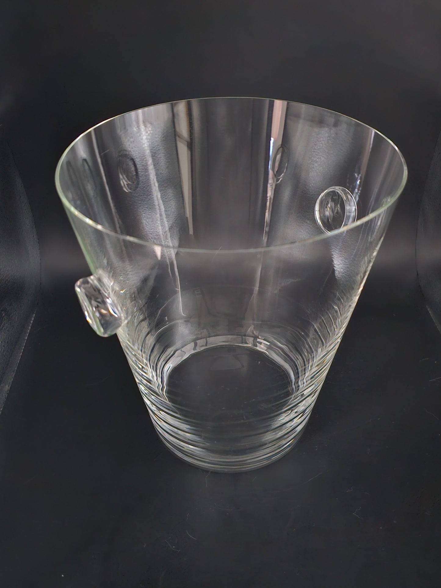 Large Vintage Crystal Ice Bucket